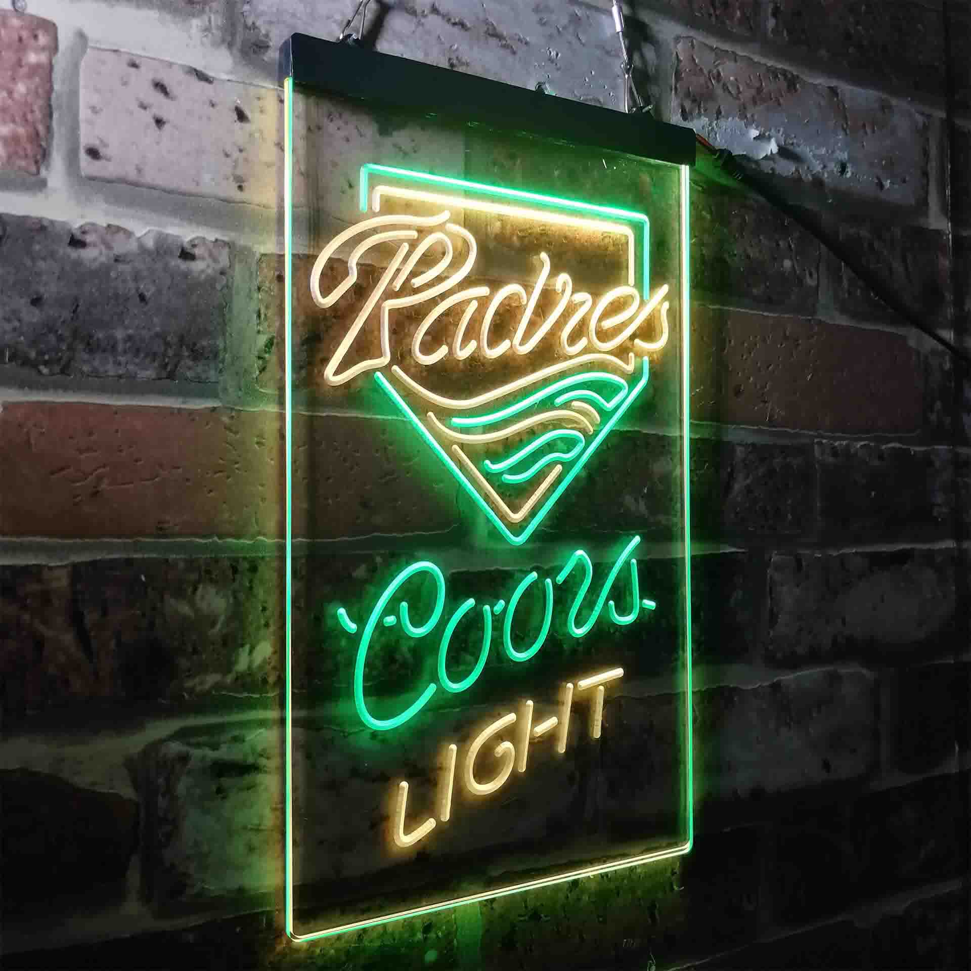 San Diego Padres Coors Light Neon-Like LED Sign