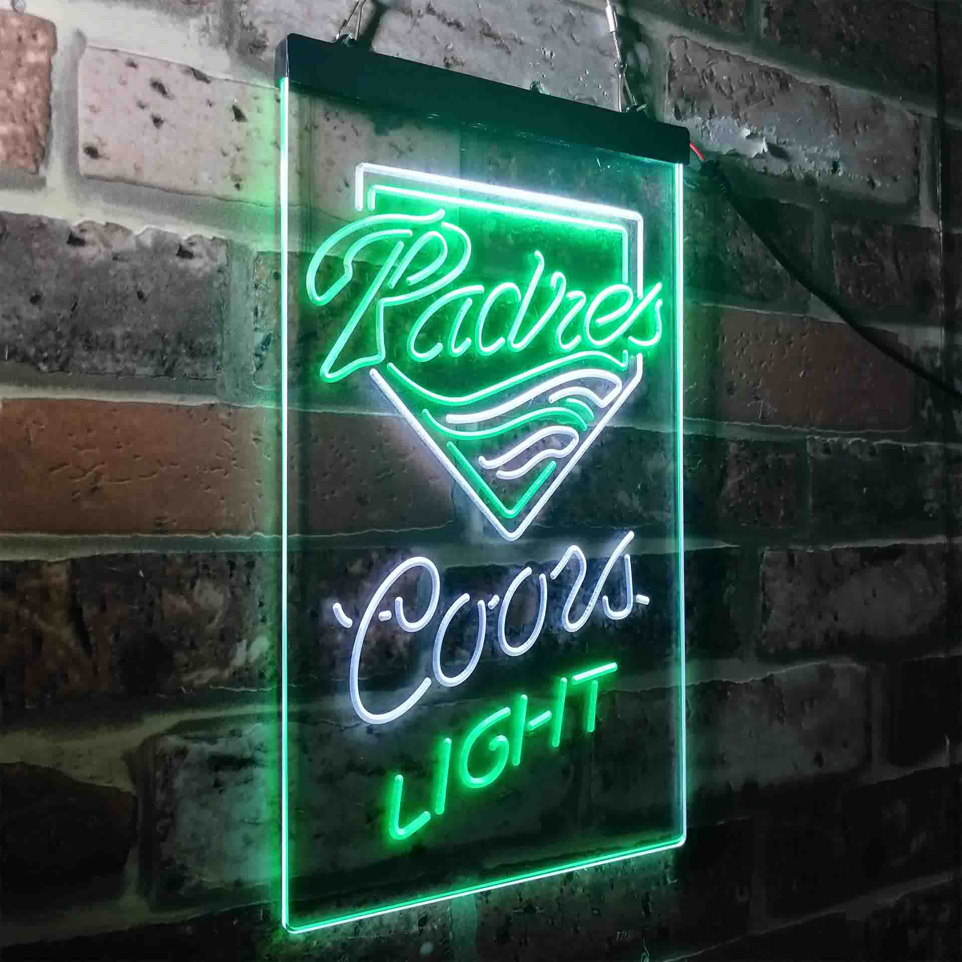 San Diego Padres Coors Light Neon-Like LED Sign