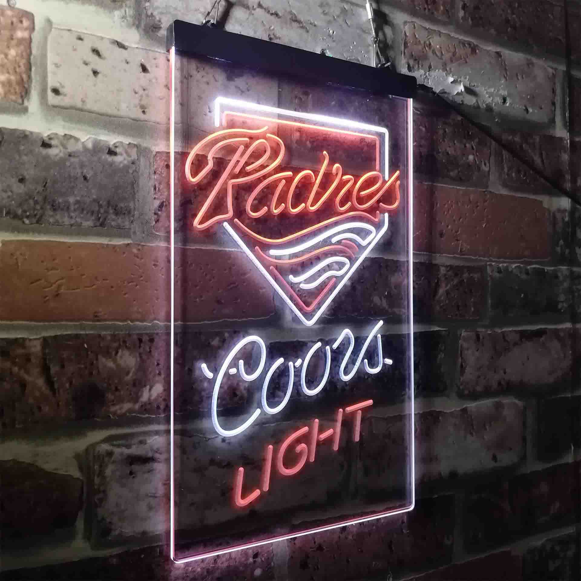 San Diego Padres Coors Light Neon-Like LED Sign