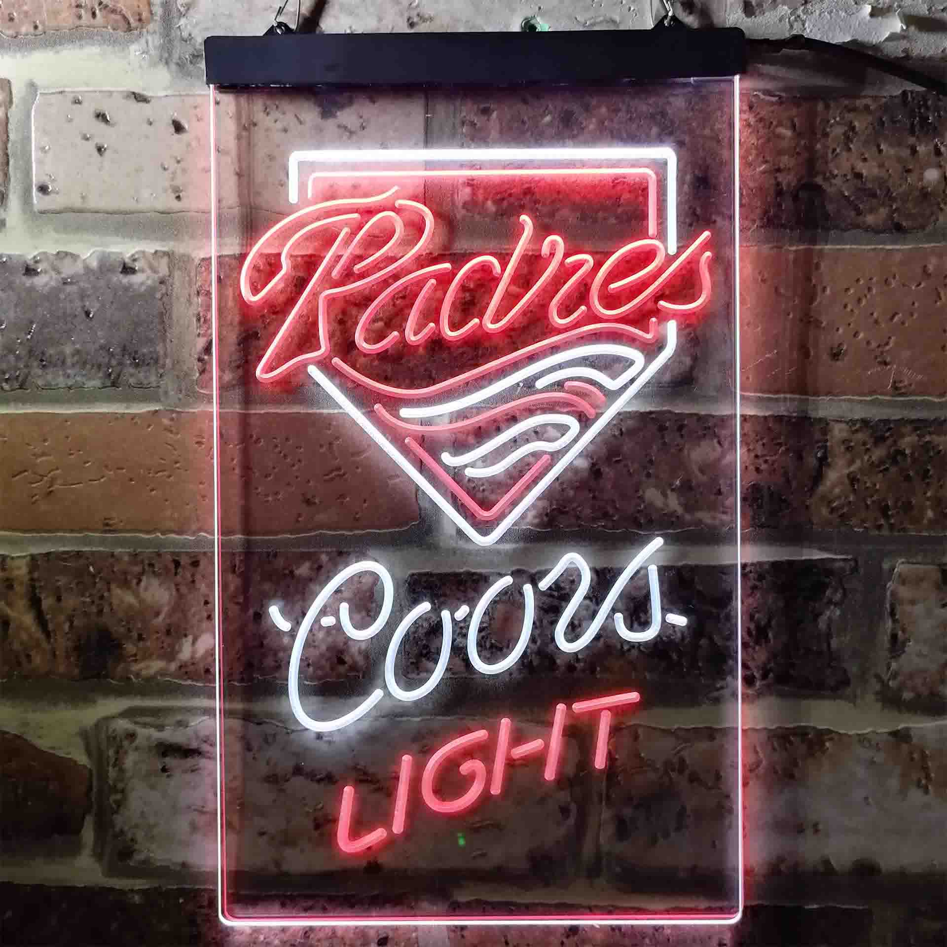 San Diego Padres Coors Light Neon-Like LED Sign