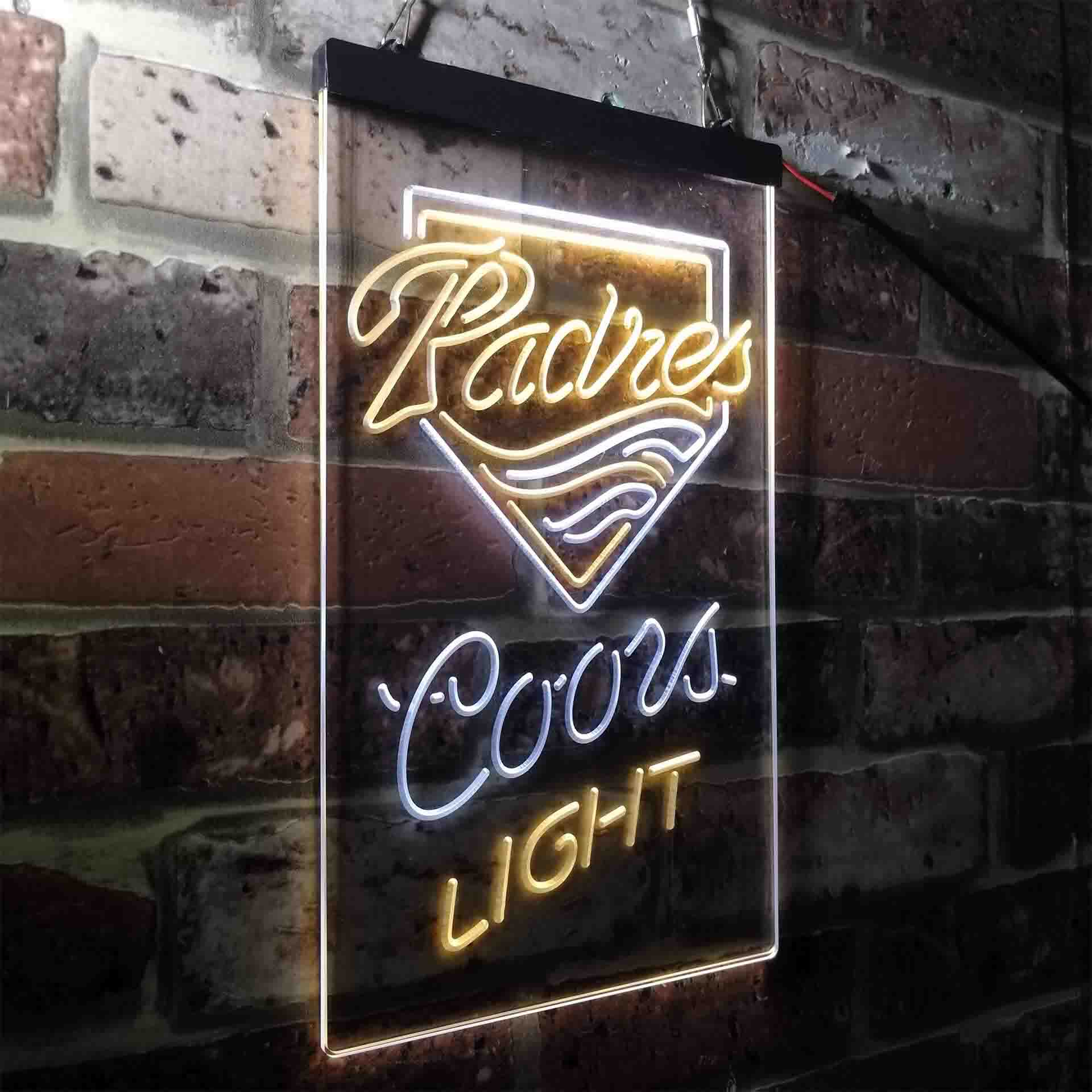 San Diego Padres Coors Light Neon-Like LED Sign