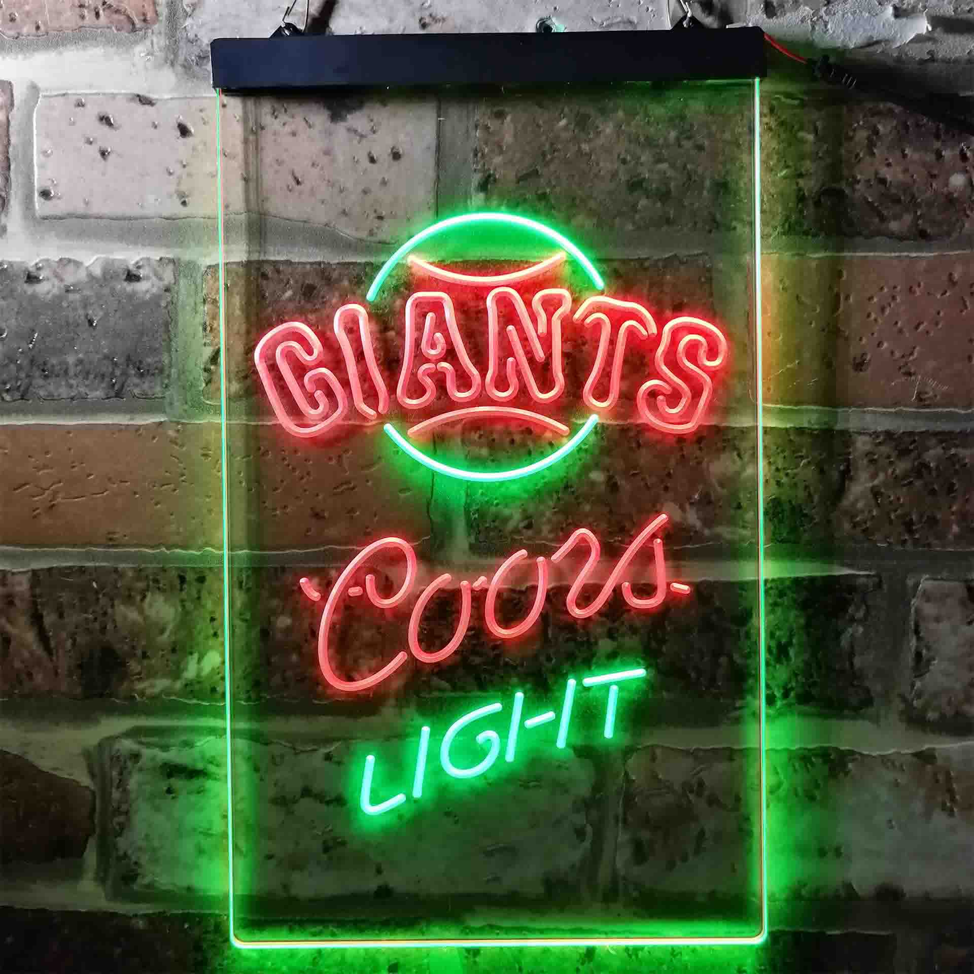 San Francisco Giants Coors Light Neon-Like LED Sign