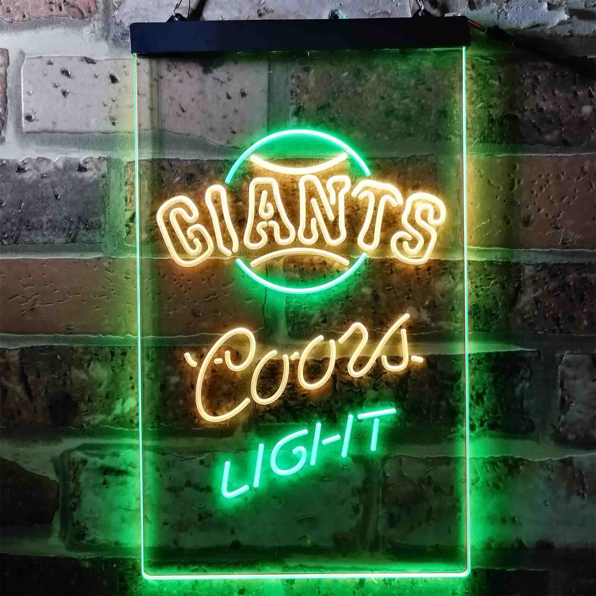 San Francisco Giants Coors Light Neon-Like LED Sign