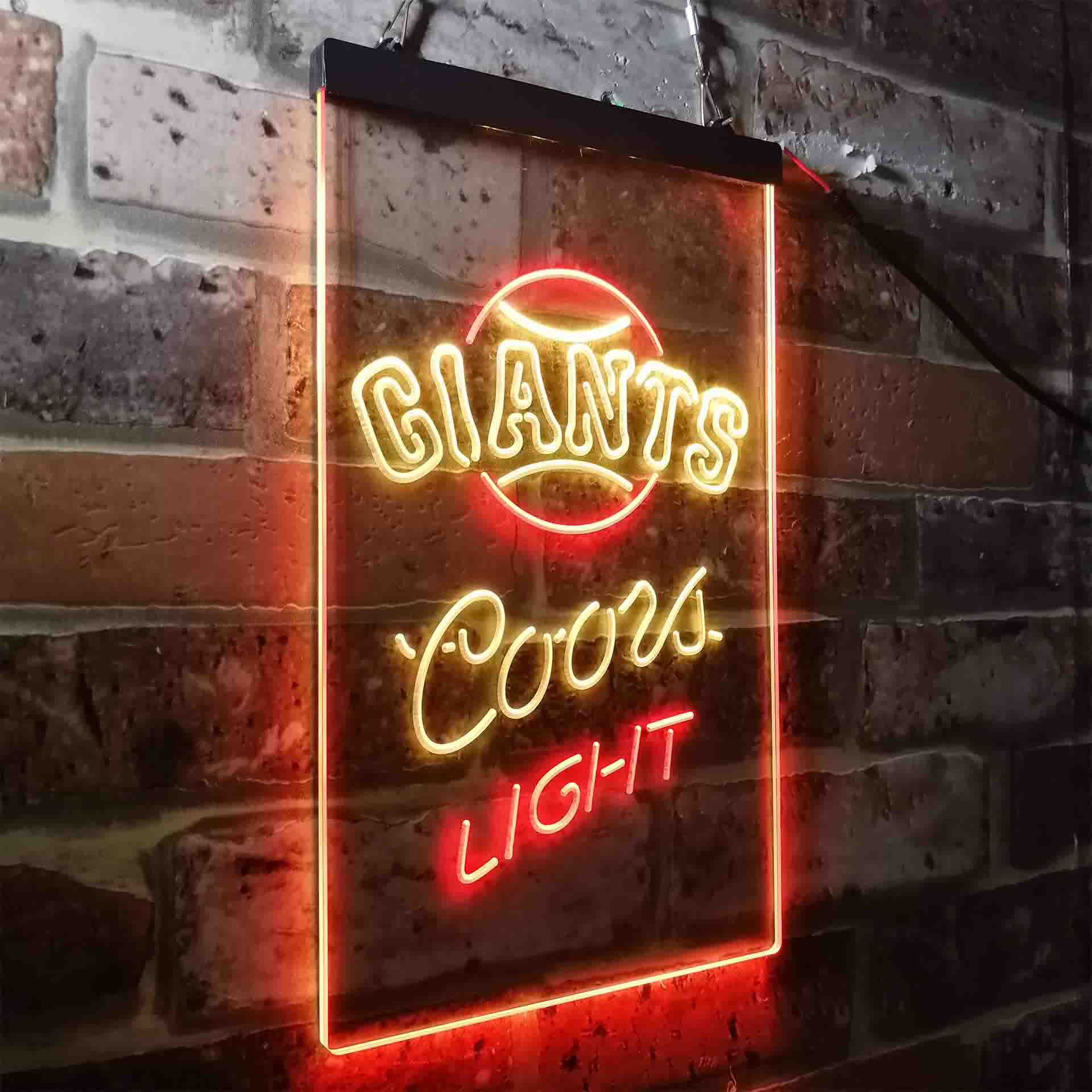 San Francisco Giants Coors Light Neon-Like LED Sign