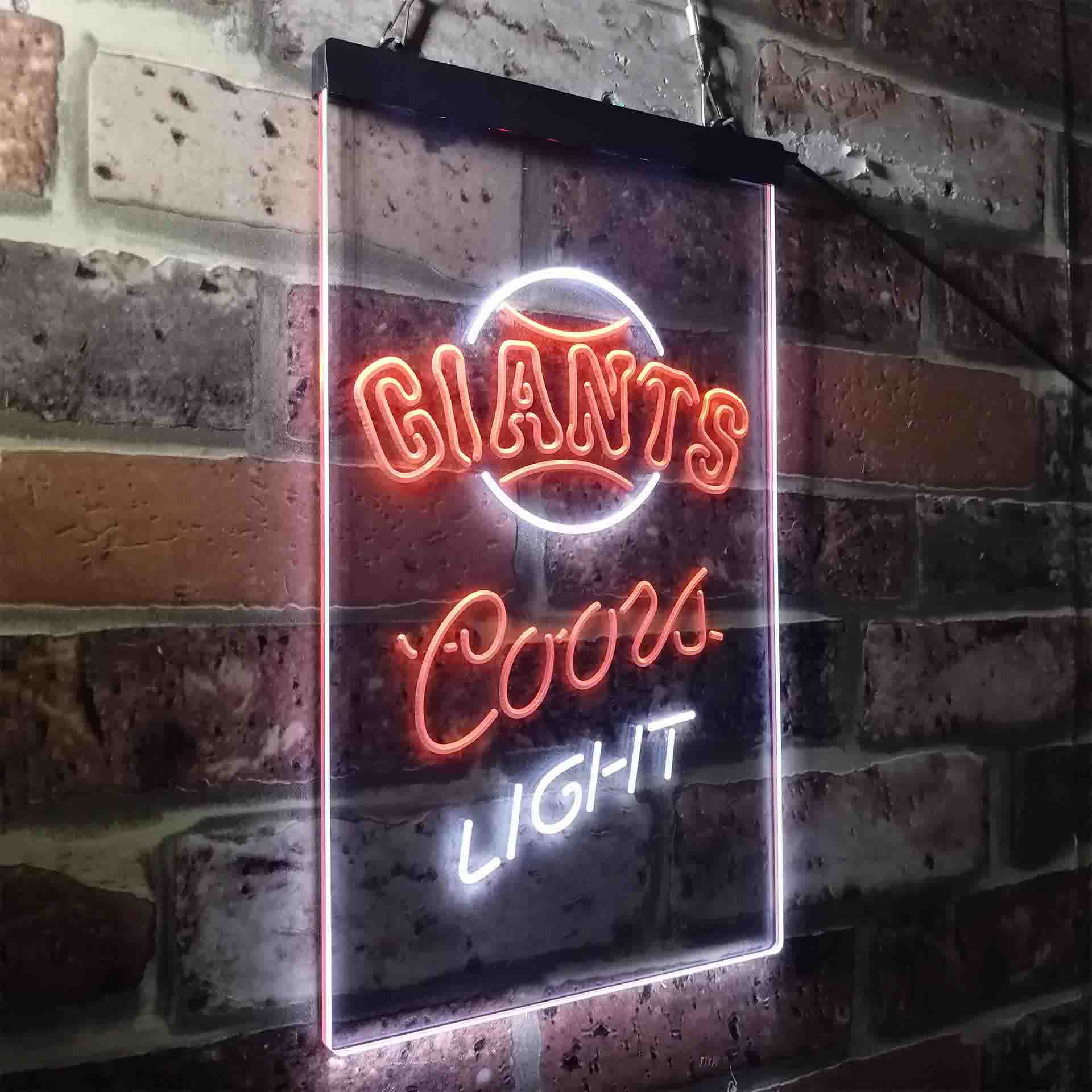 San Francisco Giants Coors Light Neon-Like LED Sign
