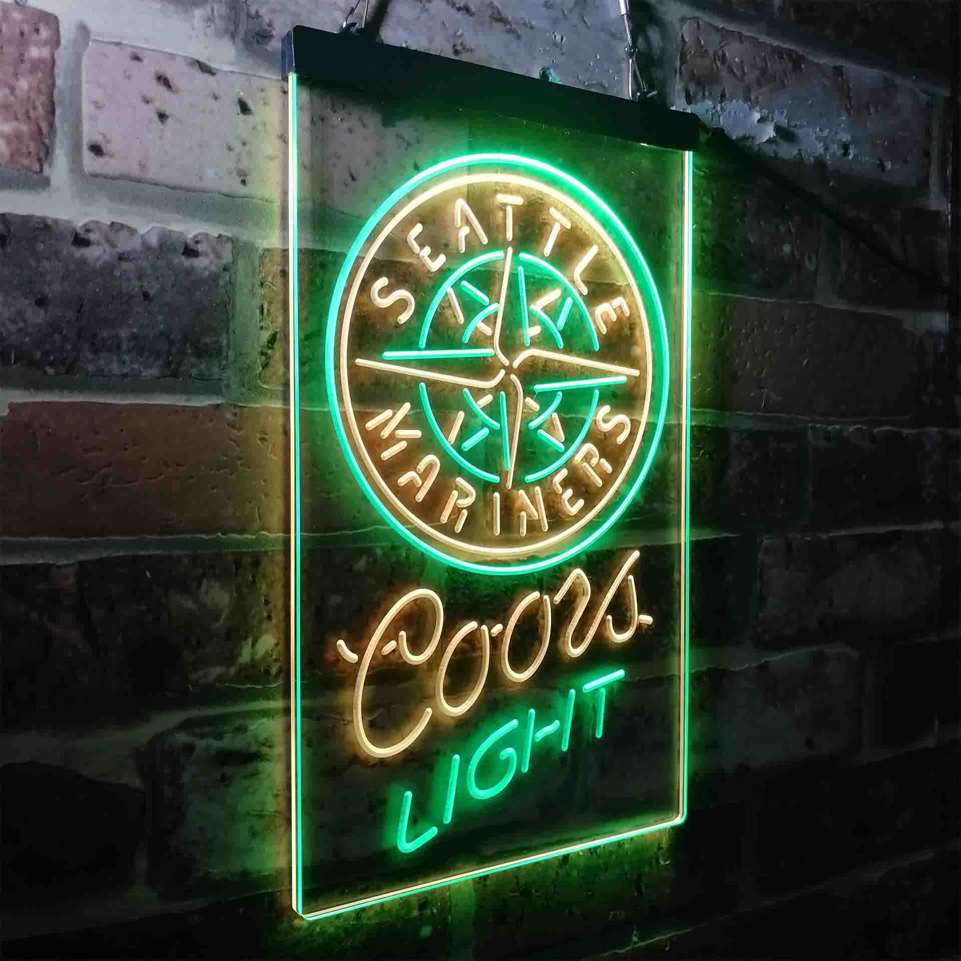 Desung Brand New Coors Light Cowboys Neon Sign Lamp Glass Beer Bar Pub Man  Cave Sports Store Shop Wall Decor Neon Light 20x 16 WM51 