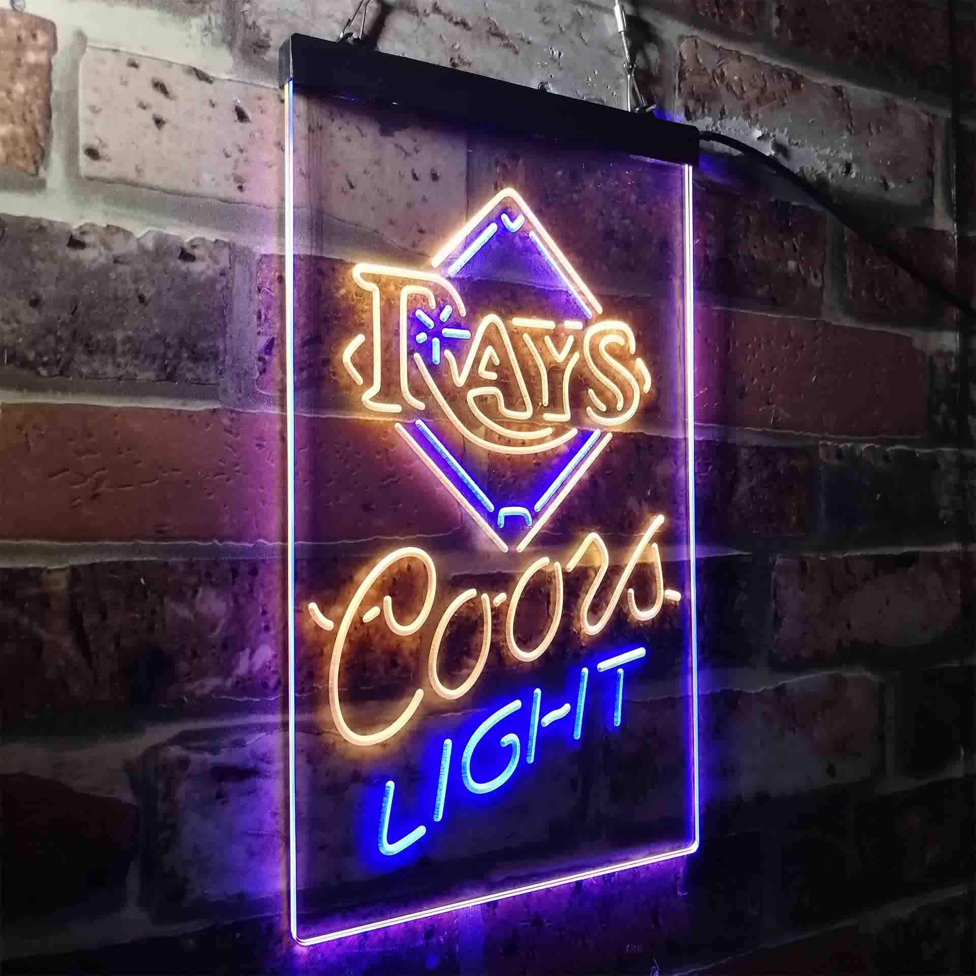Tampa Bay Rays Coors Light Neon-Like LED Sign