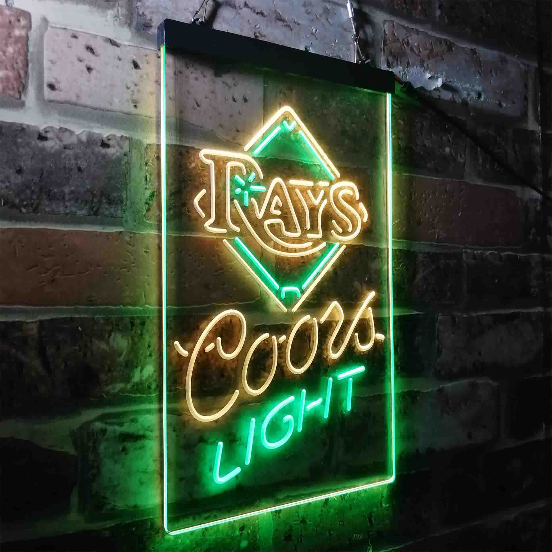 Tampa Bay Rays Coors Light Neon-Like LED Sign
