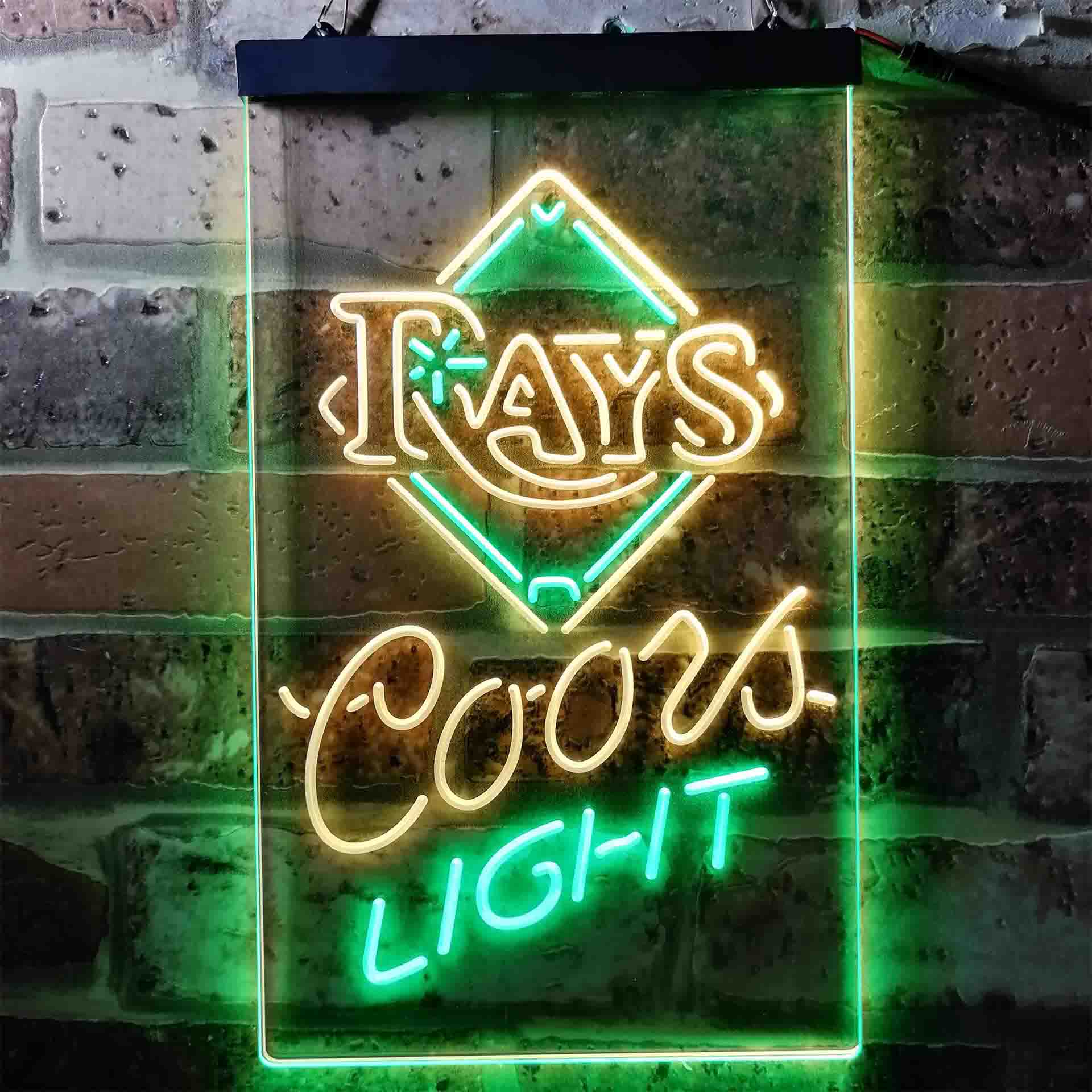 Tampa Bay Rays Coors Light Neon-Like LED Sign