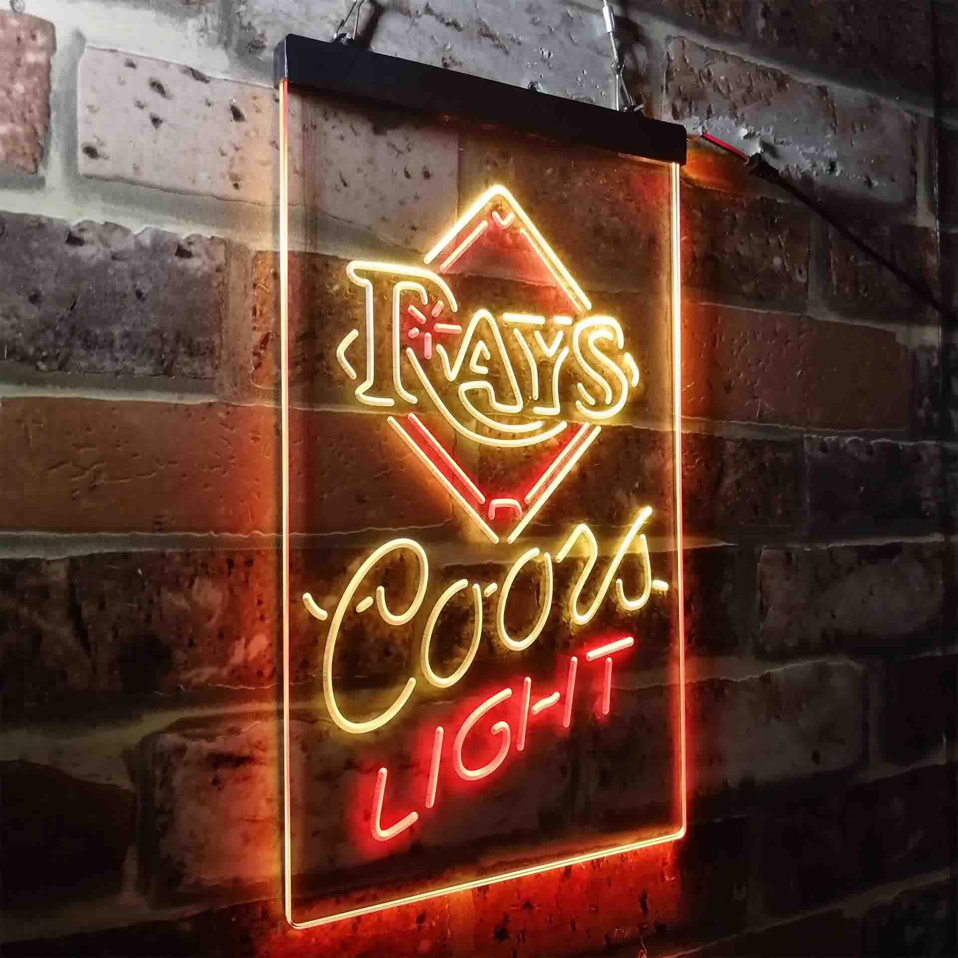 Tampa Bay Rays Coors Light Neon-Like LED Sign
