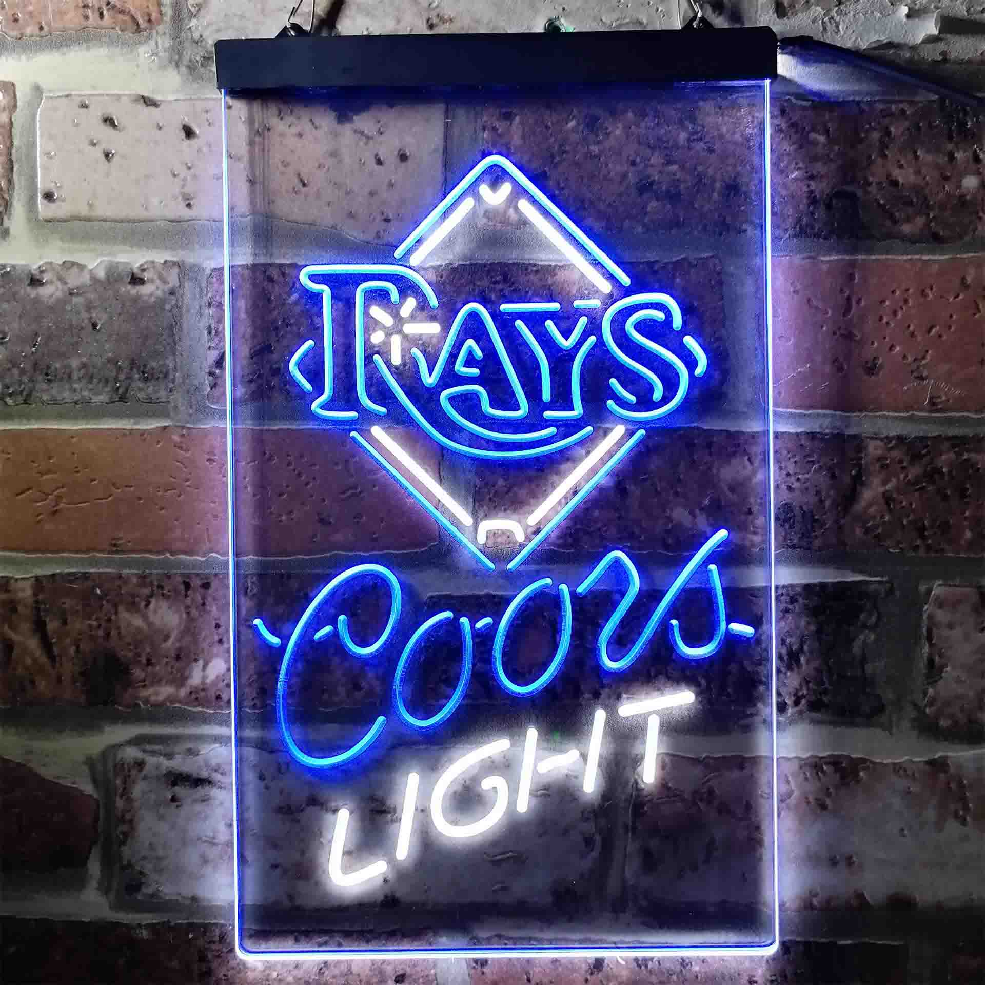 Tampa Bay Rays Coors Light Neon-Like LED Sign