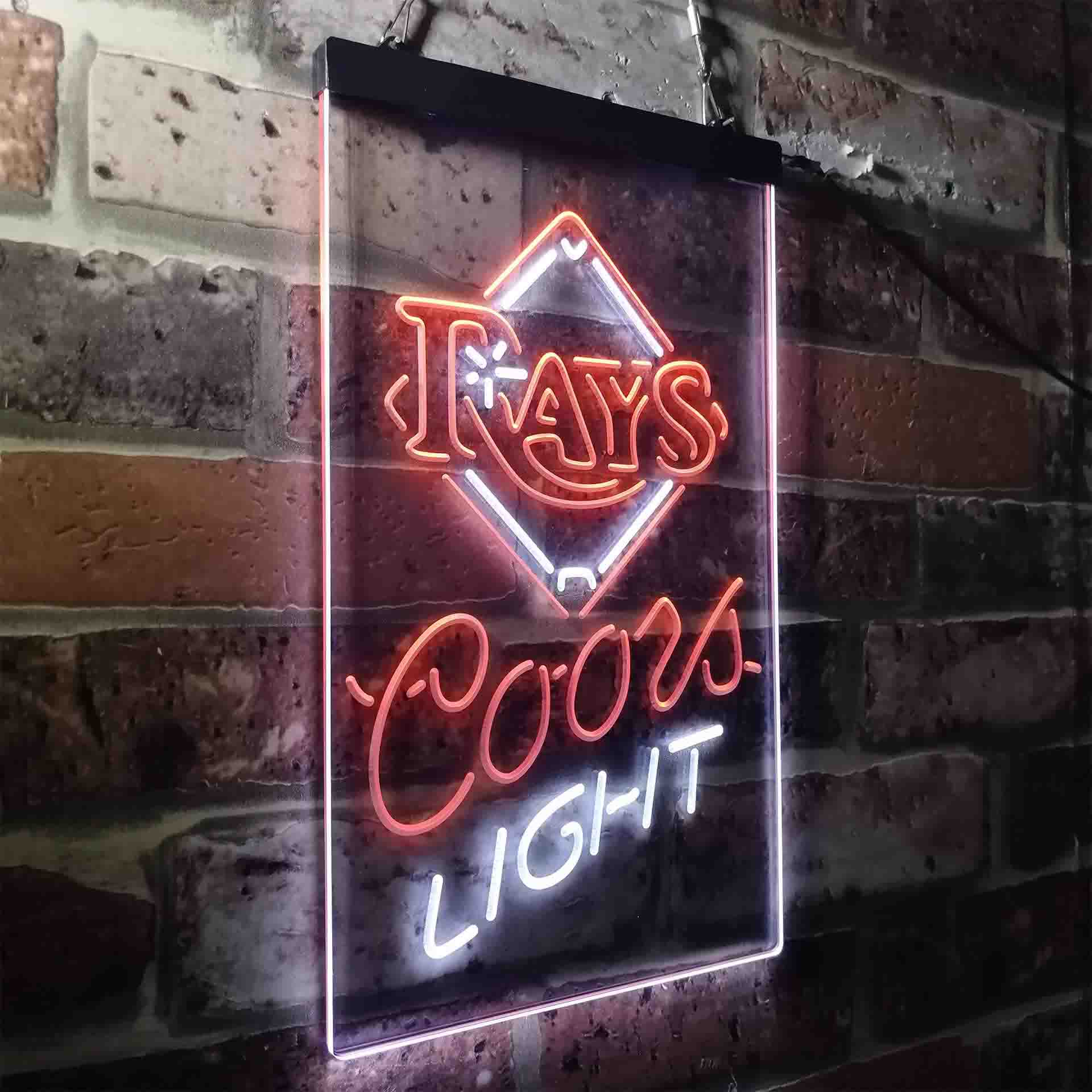 Tampa Bay Rays Coors Light Neon-Like LED Sign
