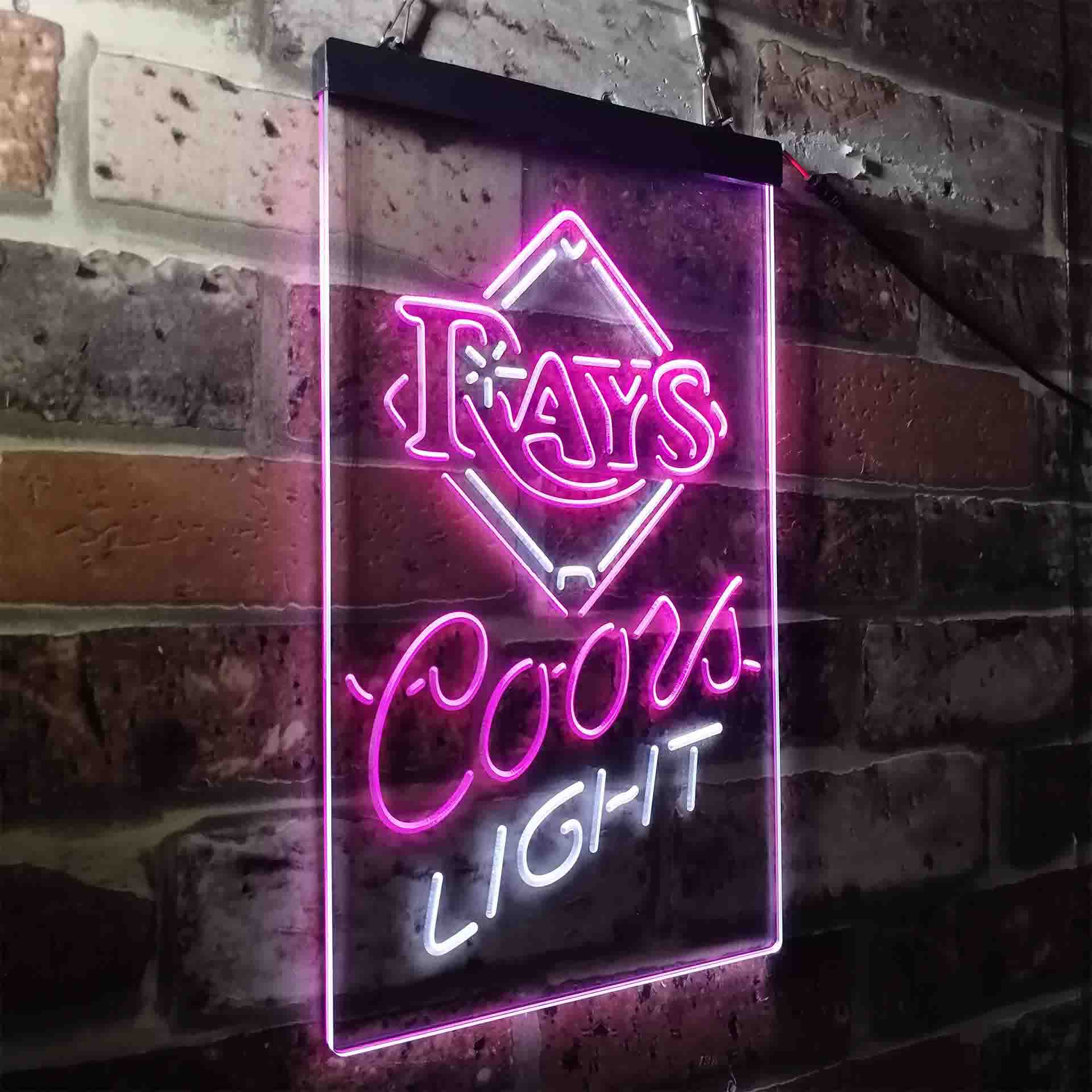 Tampa Bay Rays Coors Light Neon-Like LED Sign