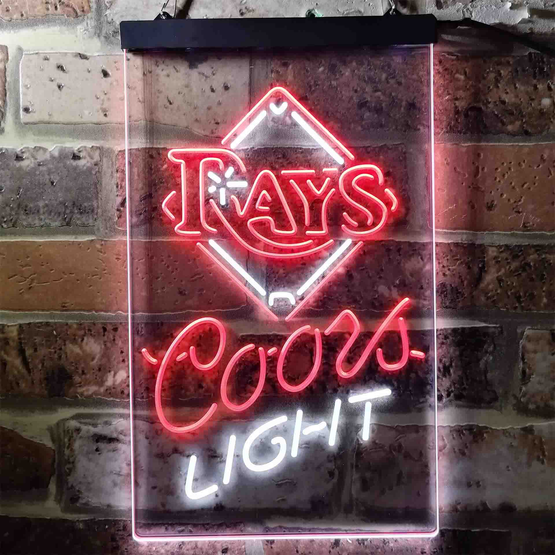 Tampa Bay Rays Coors Light Neon-Like LED Sign