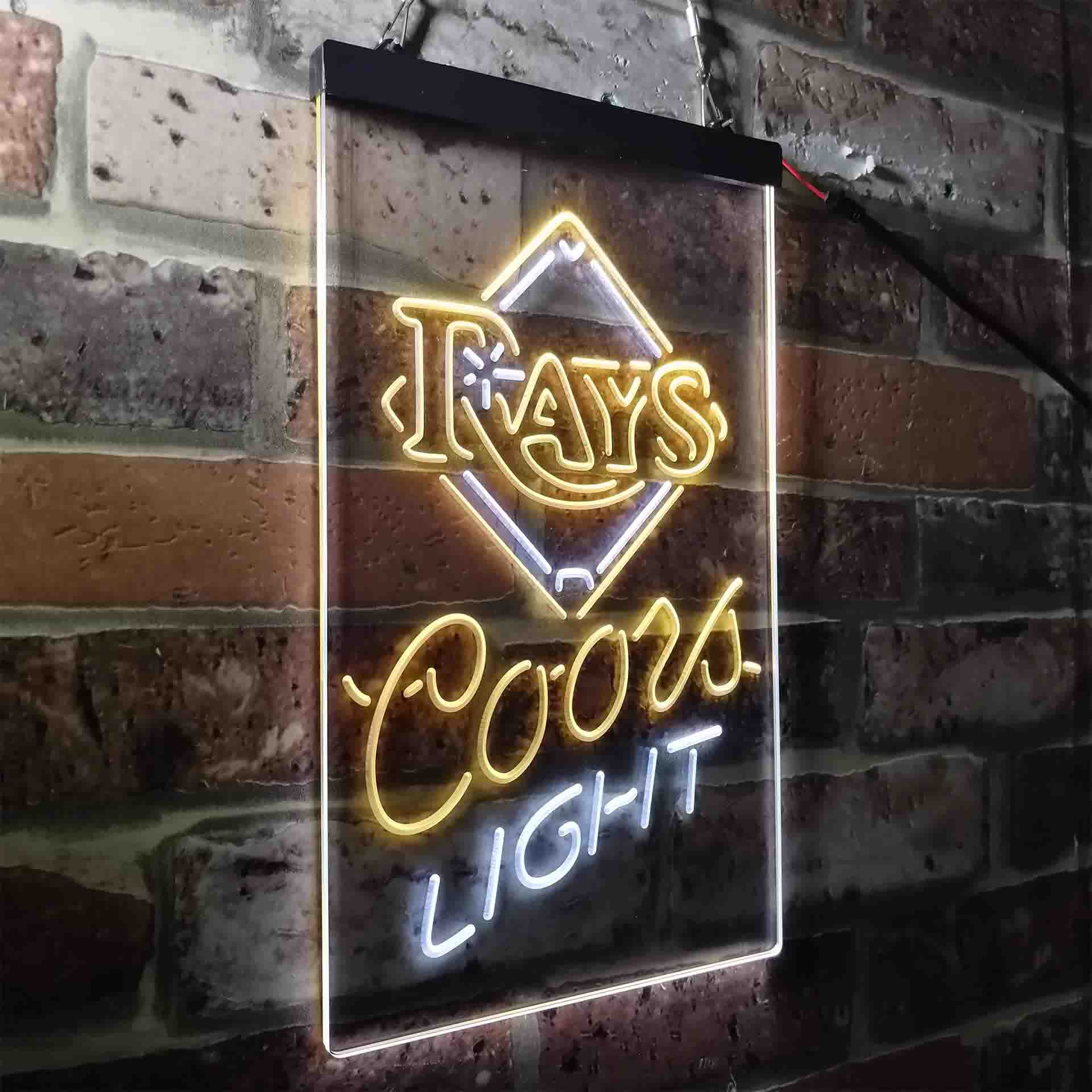 Tampa Bay Rays Coors Light Neon-Like LED Sign