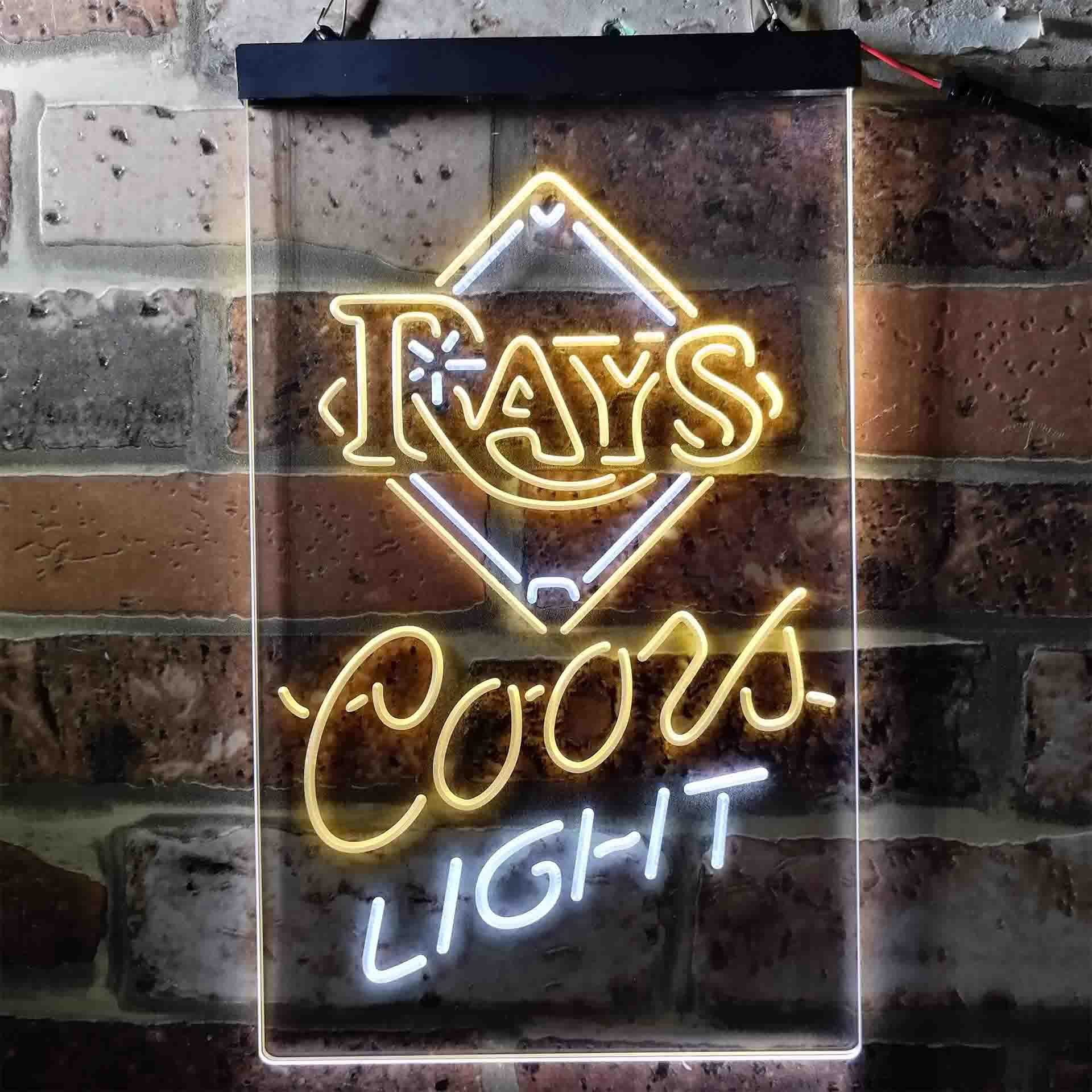 Tampa Bay Rays Coors Light Neon-Like LED Sign
