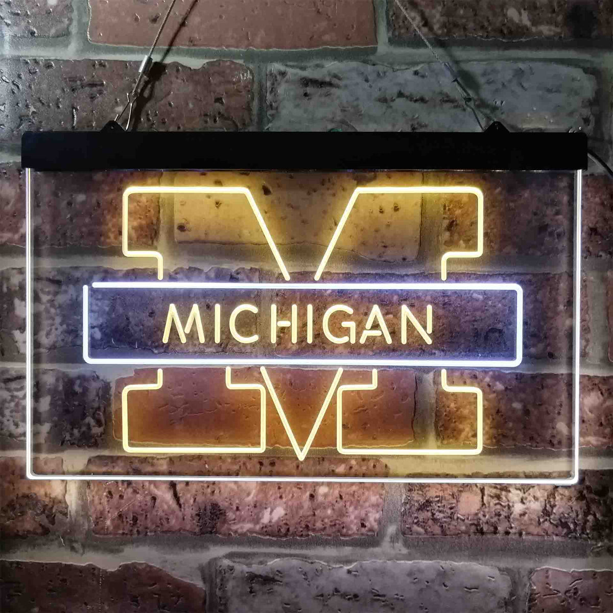 Michigan Wolverines CLEAR LED Illuminated Night Light - 13610022