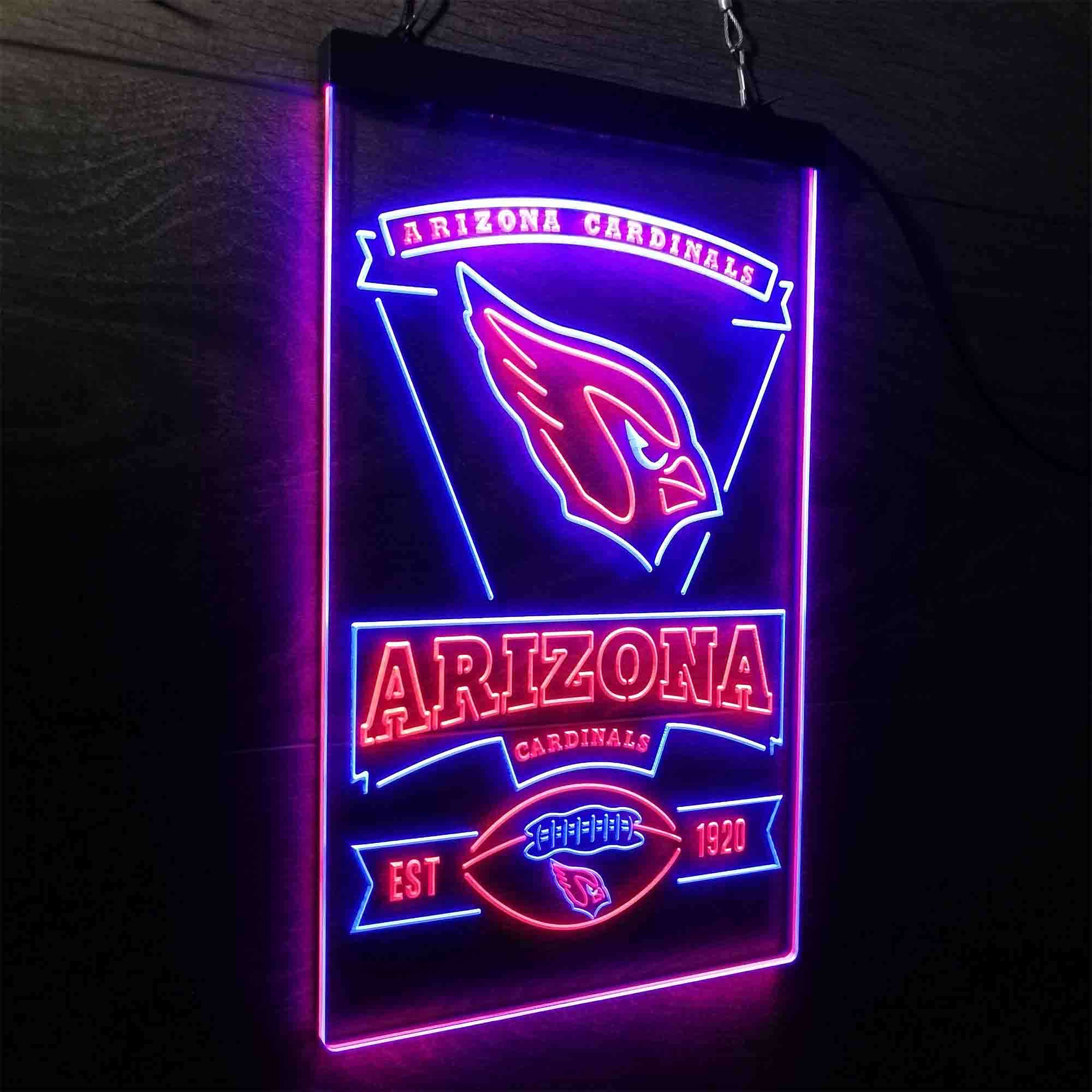 Arizona Cardinals Est. 1920 Neon-Like LED Sign