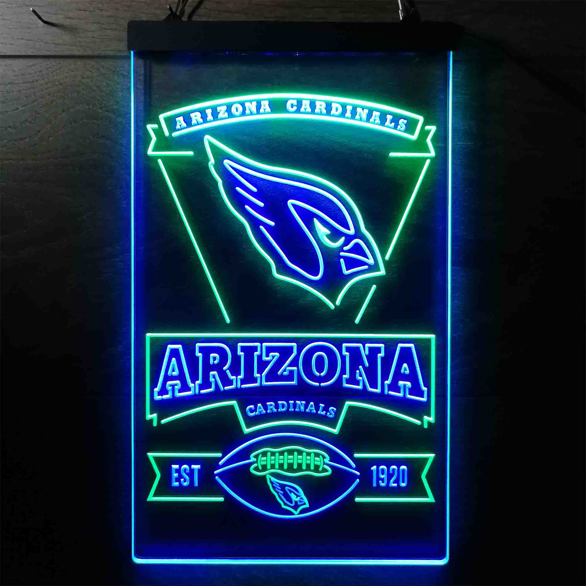 Arizona Cardinals Est. 1920 Neon-Like LED Sign