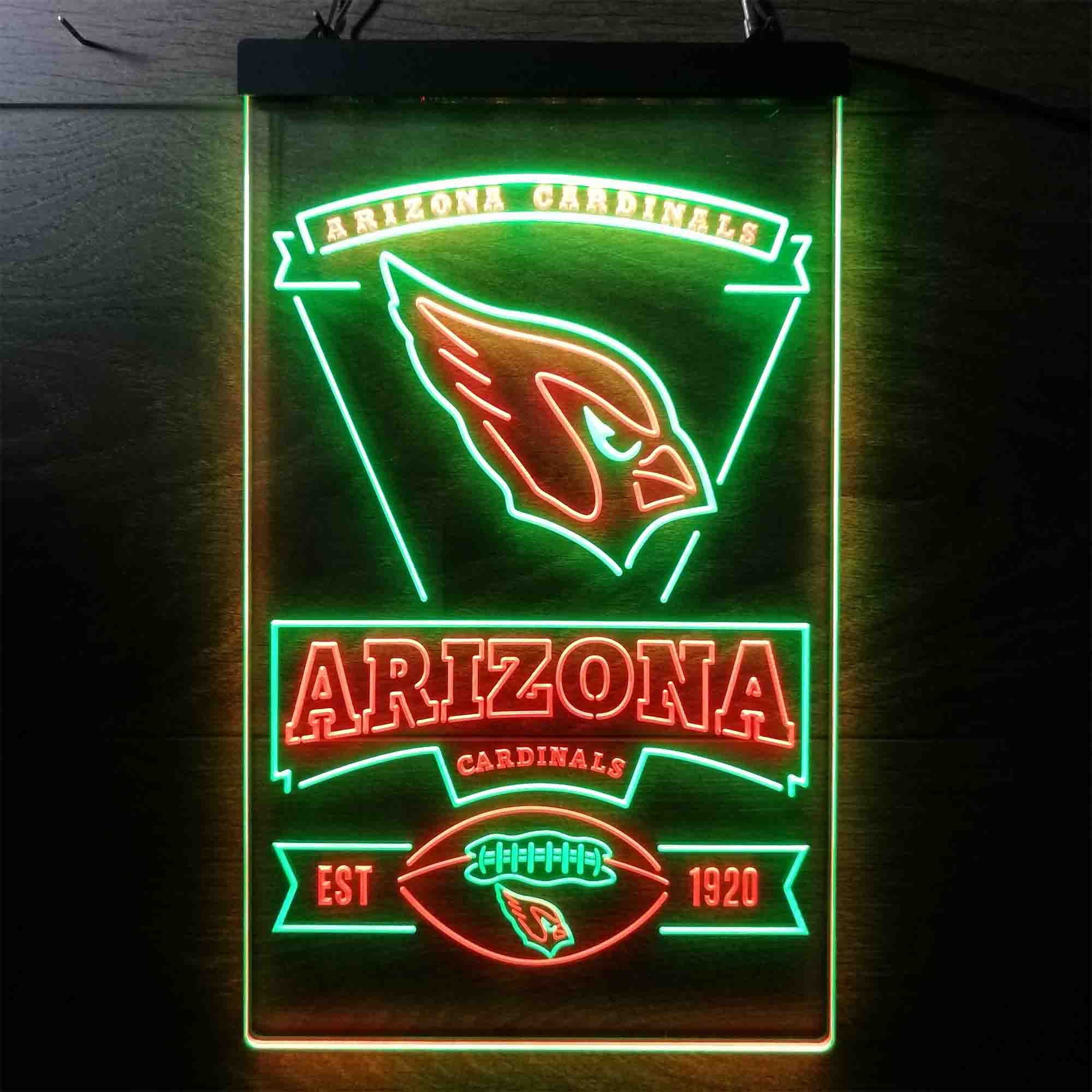 Arizona Cardinals Est. 1920 Neon-Like LED Sign