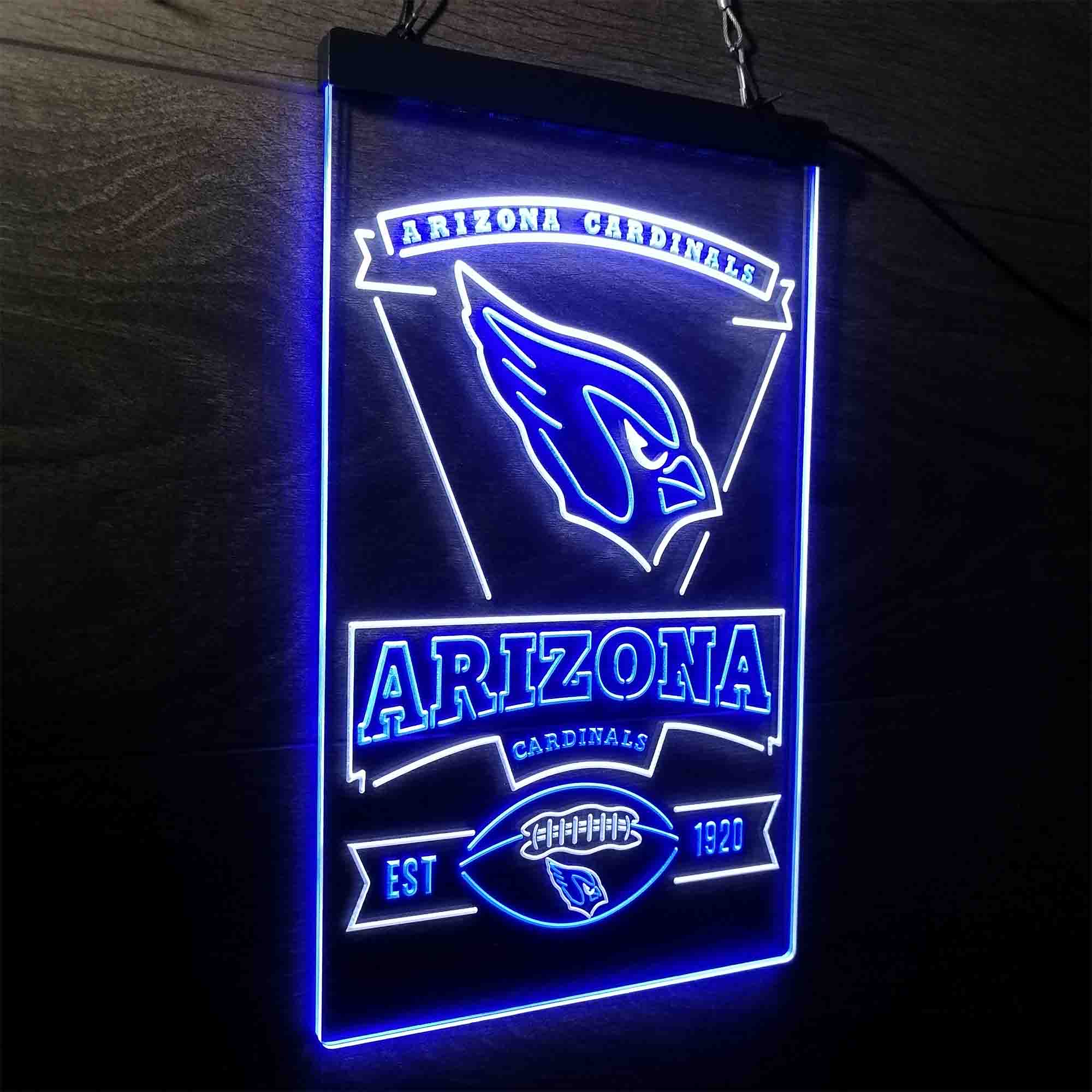 Arizona Cardinals Est. 1920 Neon-Like LED Sign