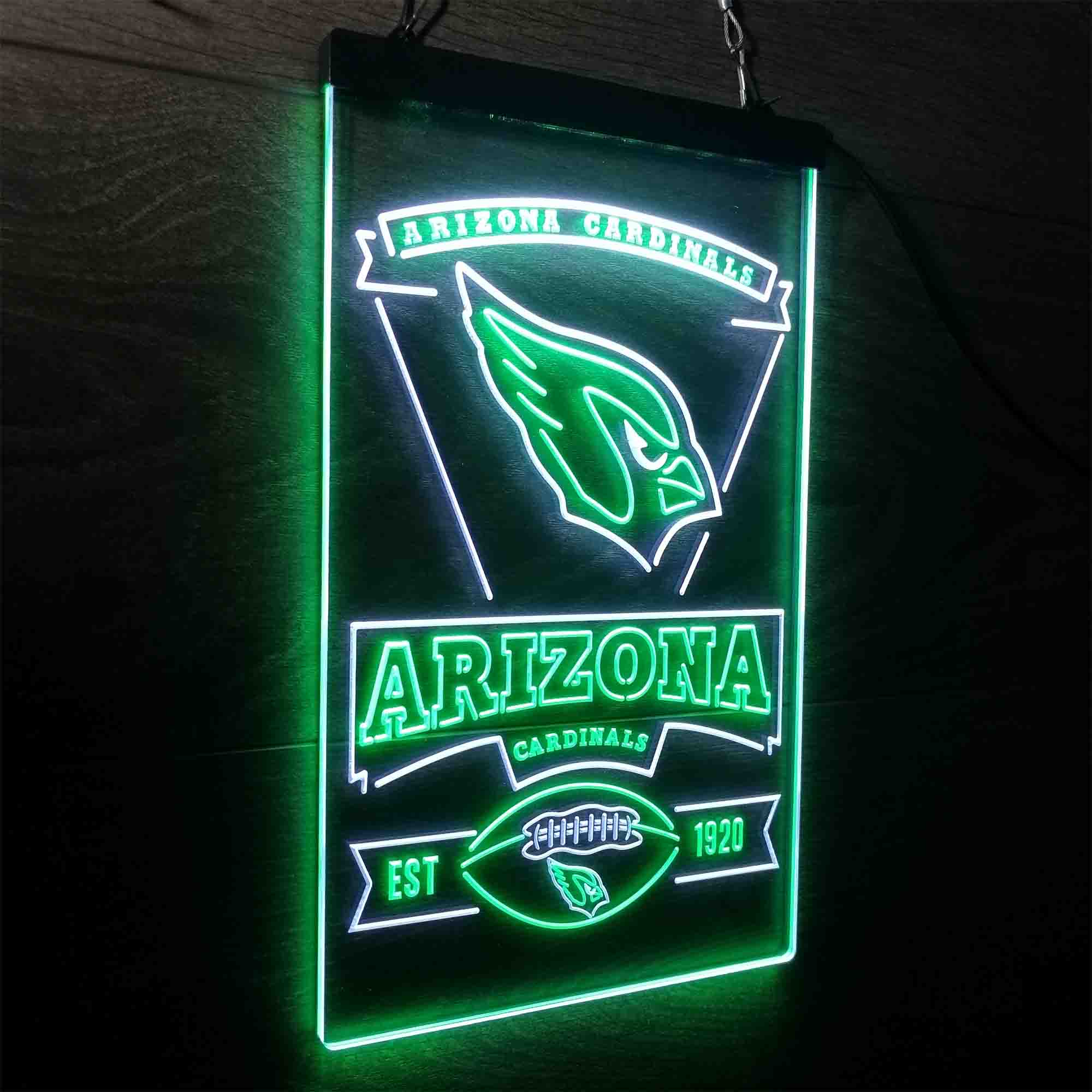 Arizona Cardinals Est. 1920 Neon-Like LED Sign