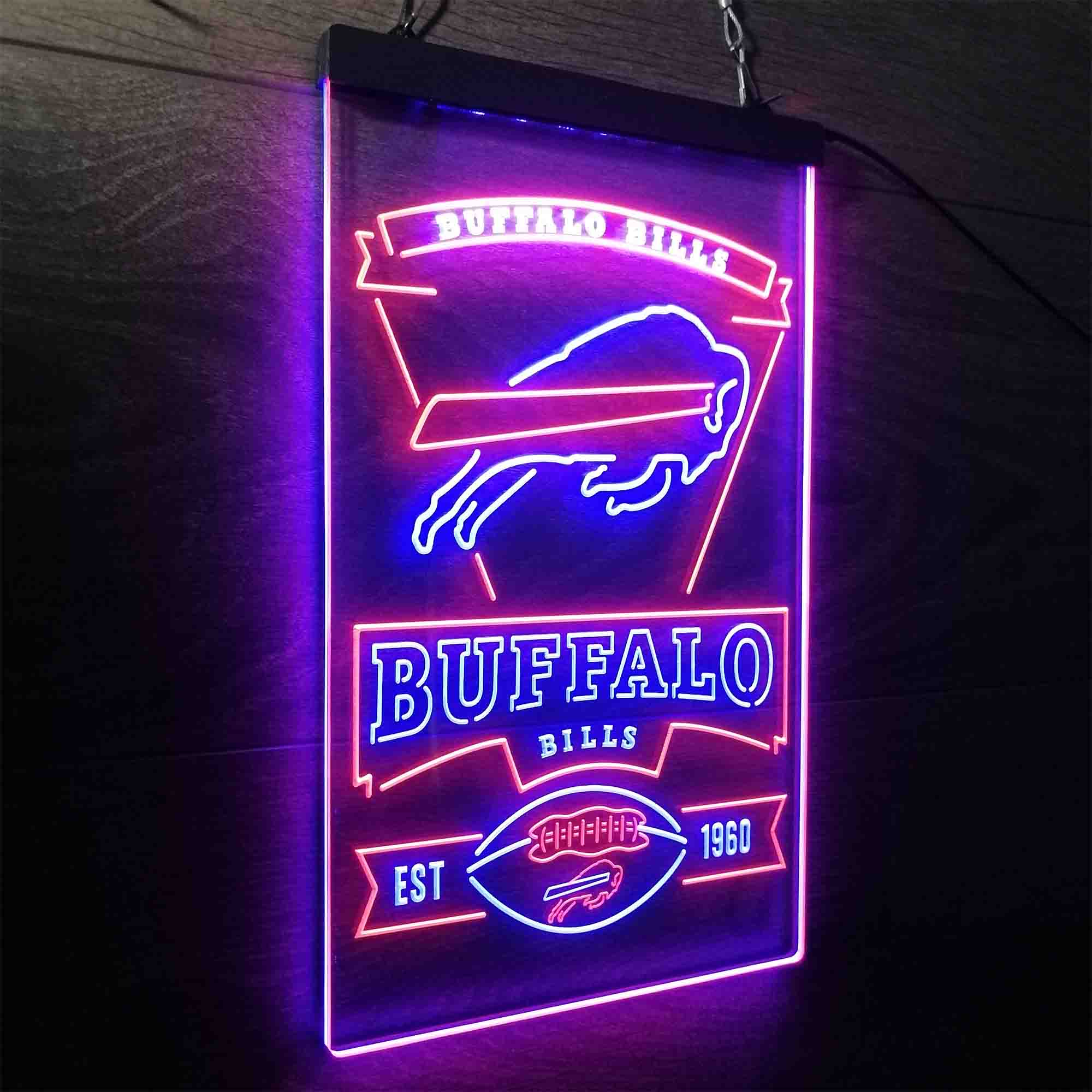 Buffalo Bills Bar Decor Neon LED Sign