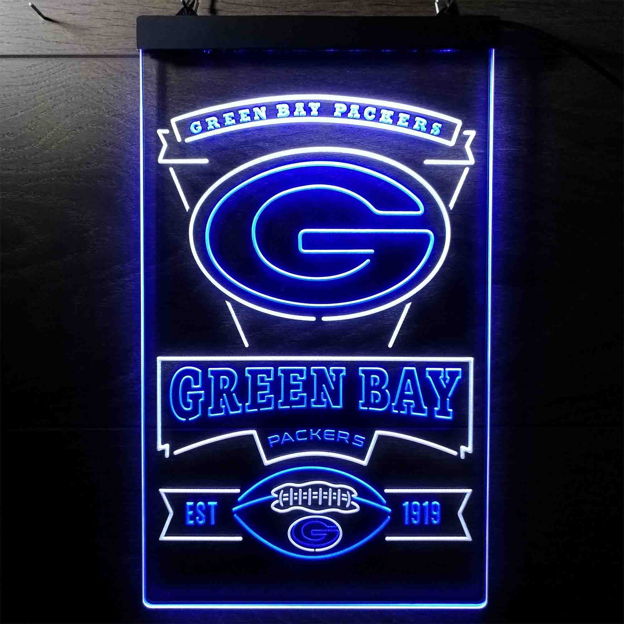 Green Bay Packers Memorabilia Neon LED Sign - Limited Edition