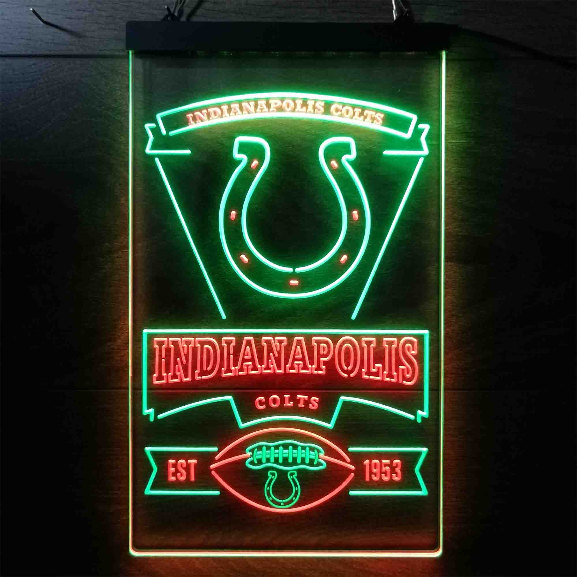 Indianapolis Colts Neon-Like LED Sign