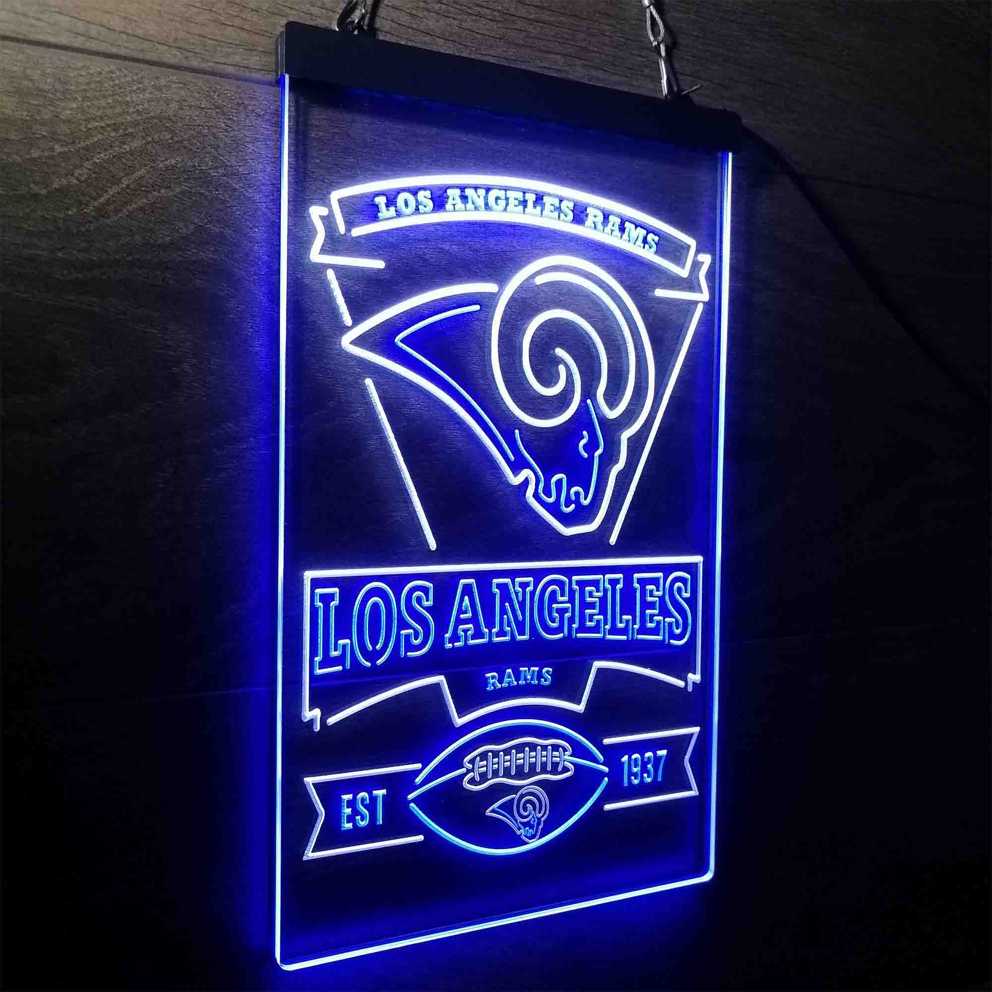 LA Rams Super Bowl Champions Collectible Neon | Pro LED Sign