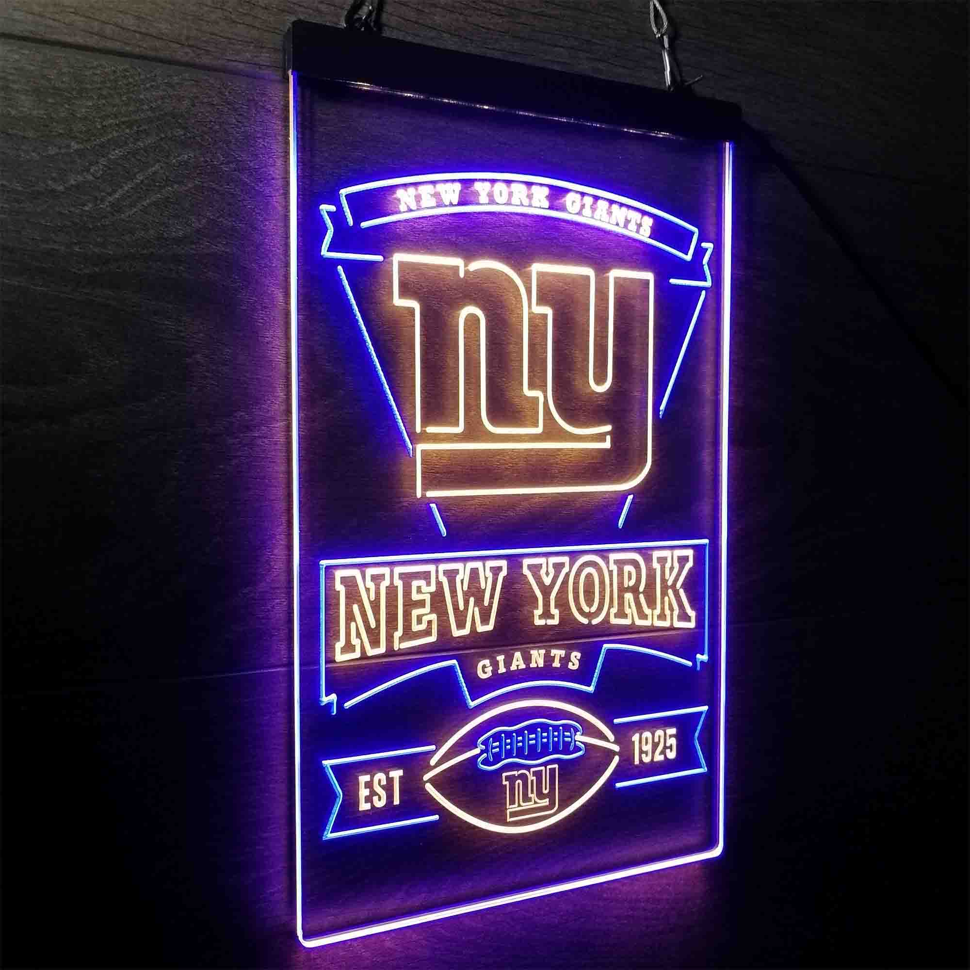 New York Giants Est. 1925 Neon-Like LED Sign