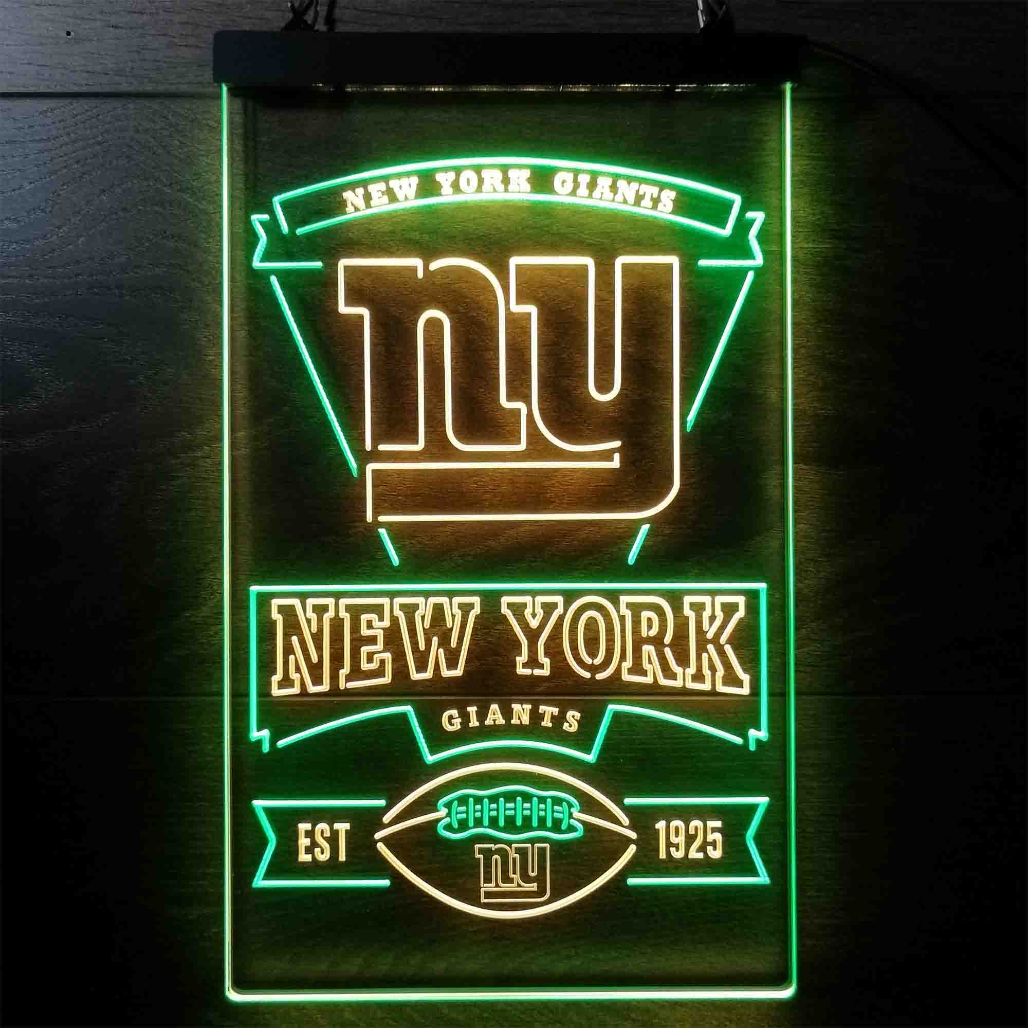 New York Giants Est. 1925 Neon-Like LED Sign