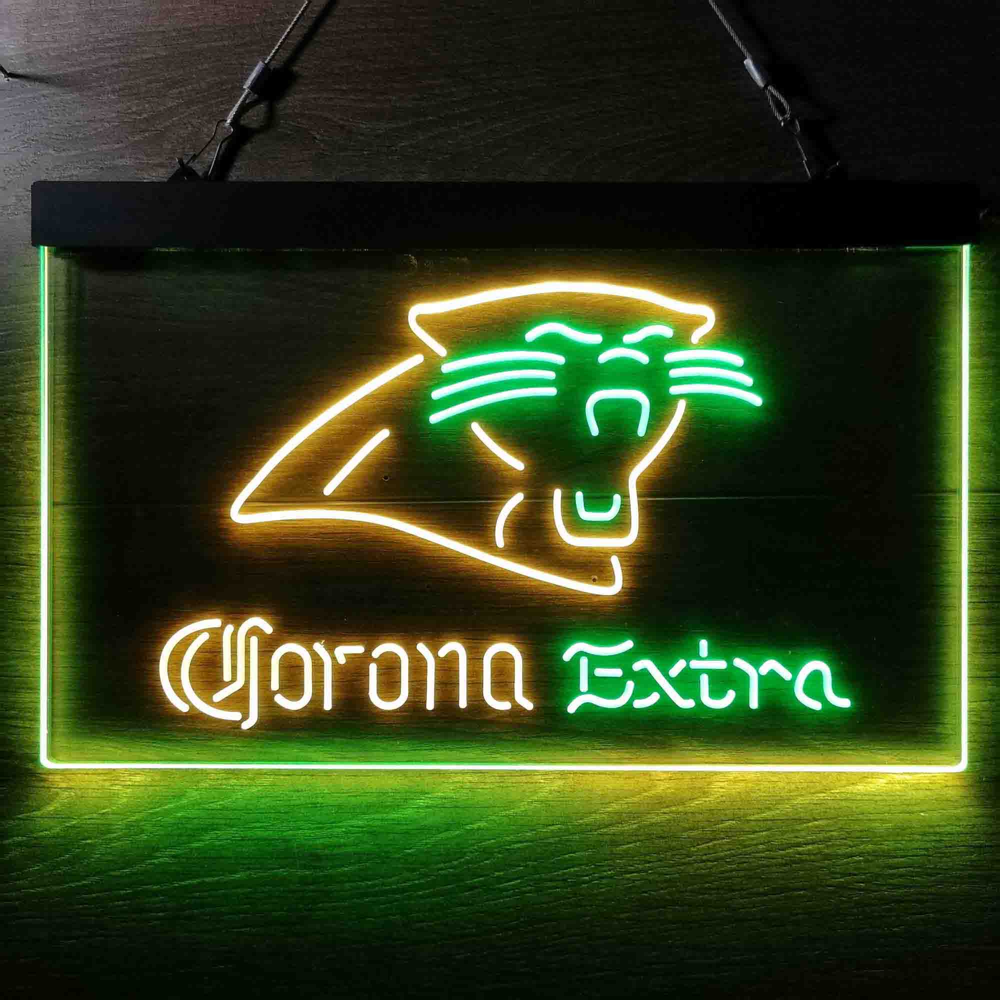 Carolina Panthers Corona Extra Neon-Like LED Sign - ProLedSign