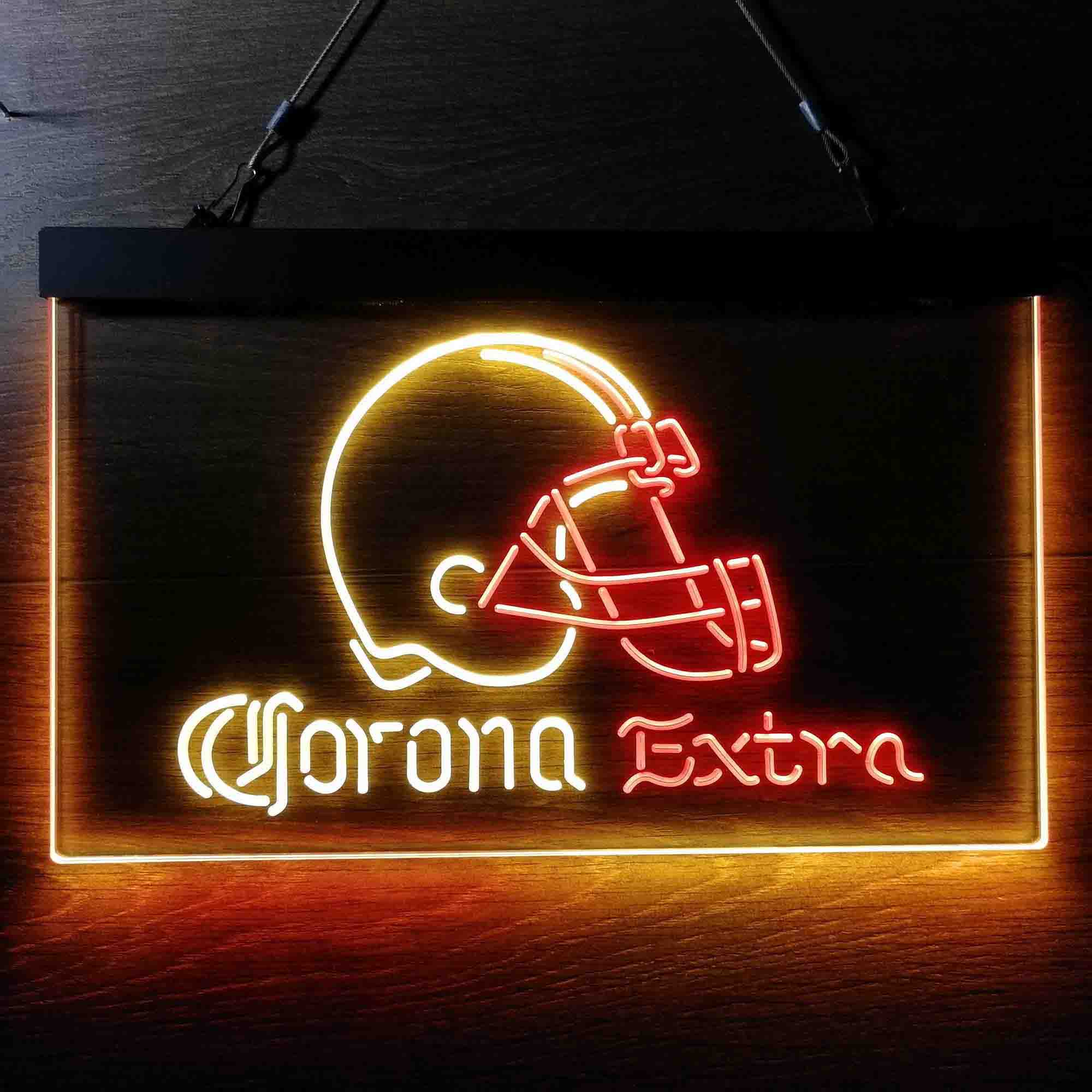Cleveland Browns Corona Extra Neon-Like LED Sign - ProLedSign