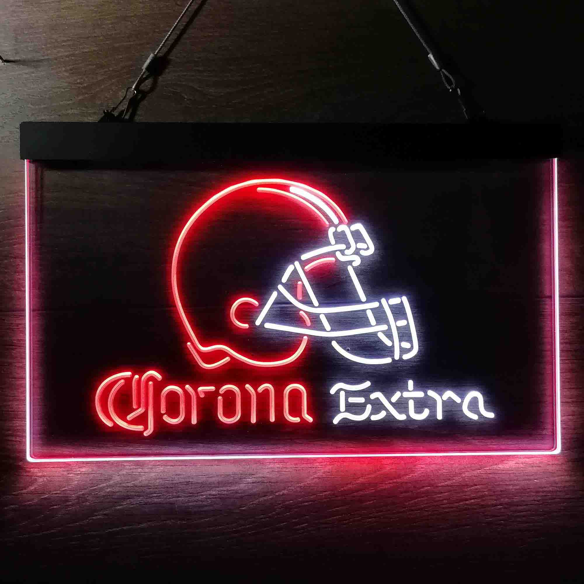 Cleveland Browns Corona Extra Neon-Like LED Sign - ProLedSign