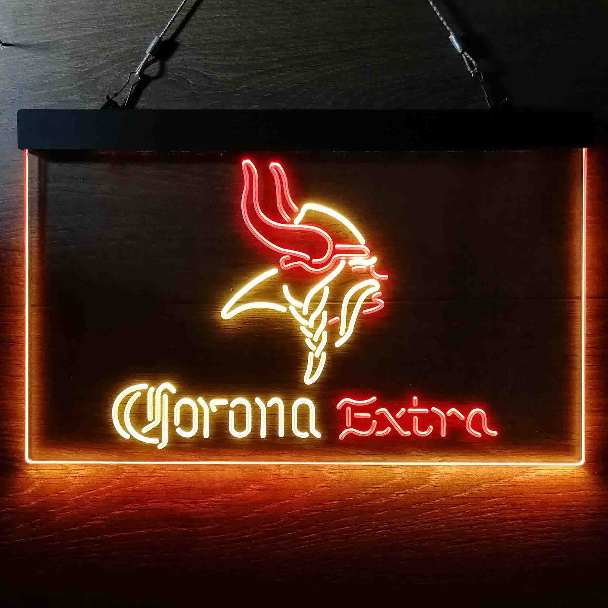 Minnesota Vikings Corona Extra Neon-Like LED Sign - ProLedSign