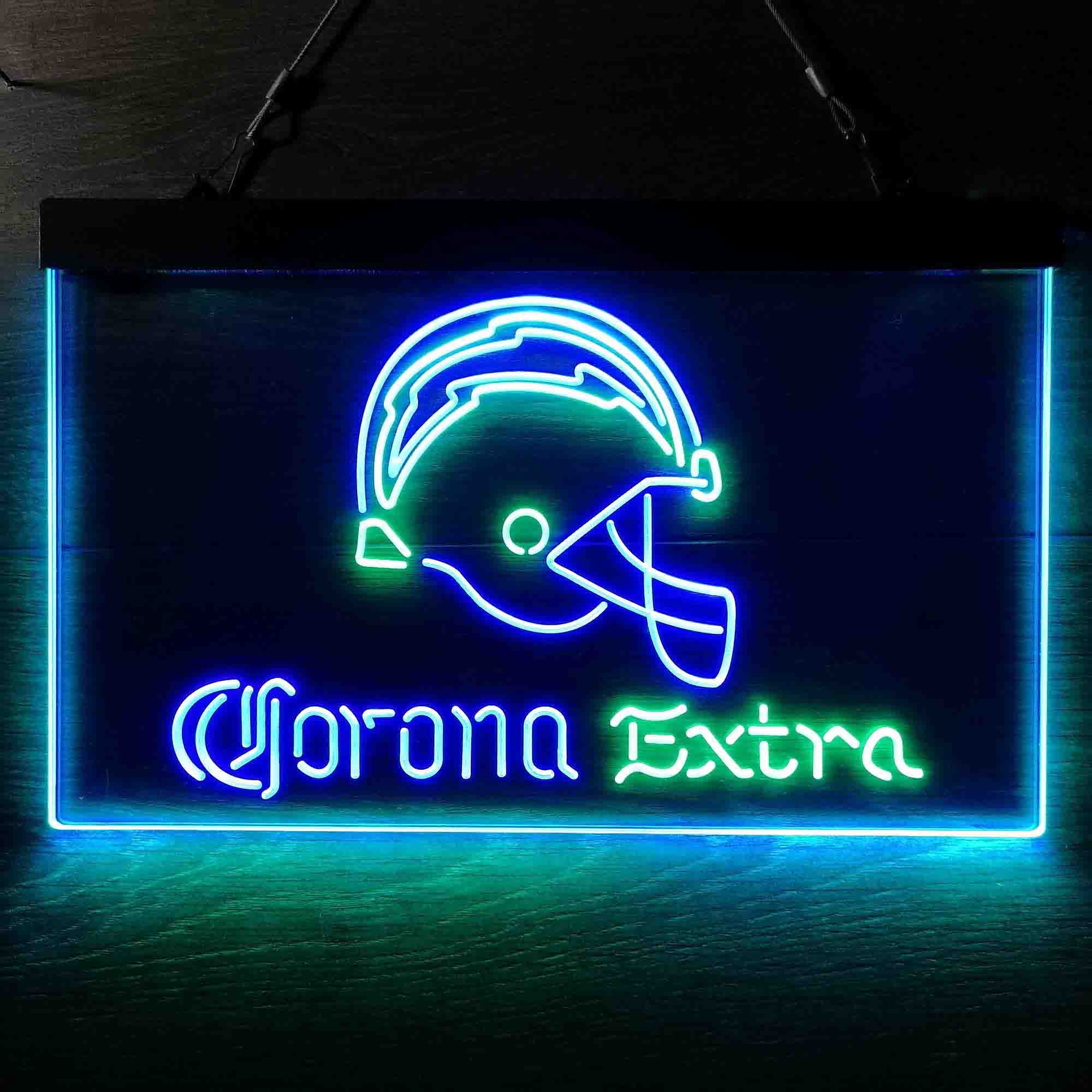 Los Angeles Chargers Corona Extra Bar Neon-Like LED Sign - ProLedSign