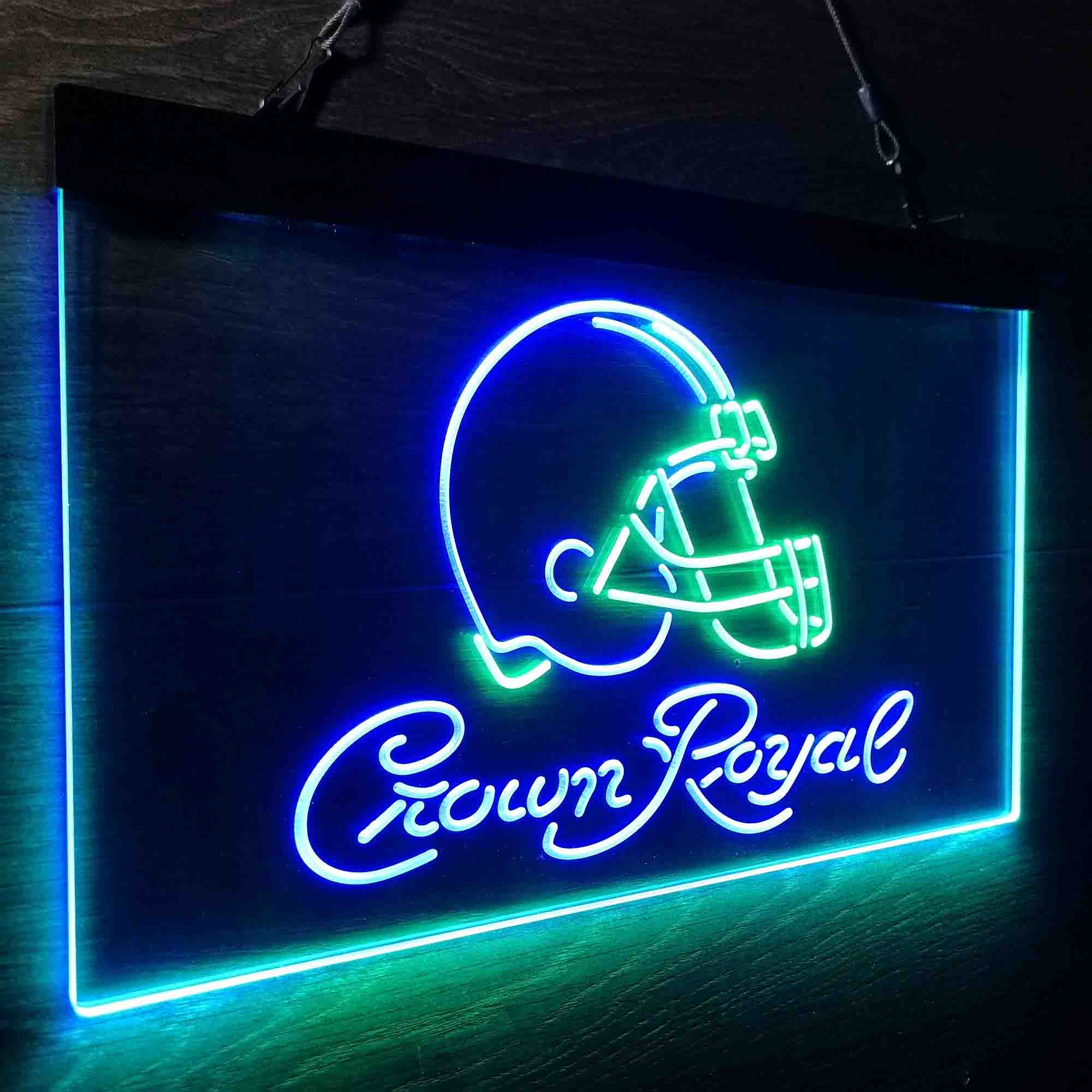 Cleveland Browns Crown Royal Bar Neon-Like LED Sign - ProLedSign