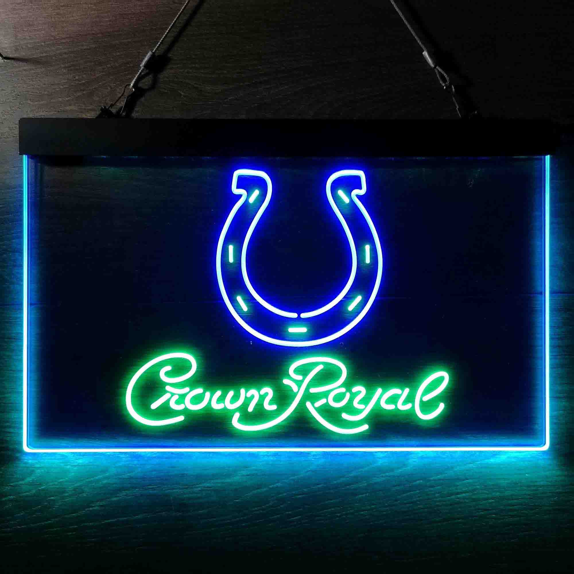 Crown Royal Indianapolis Colts Neon Sign Teams Neon Light – DIY