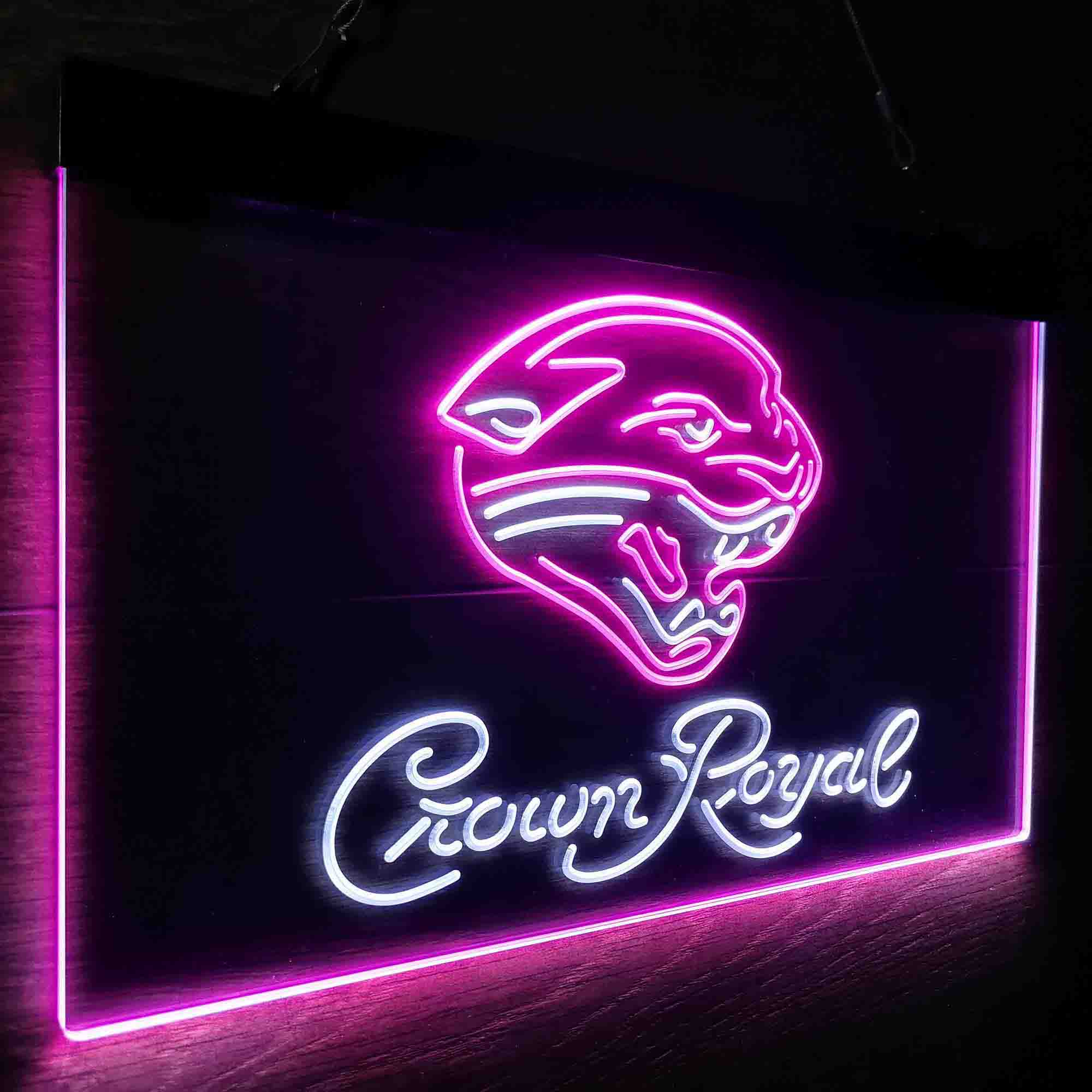 Jacksonville Jaguars Crown Royal Neon-Like LED Sign - ProLedSign