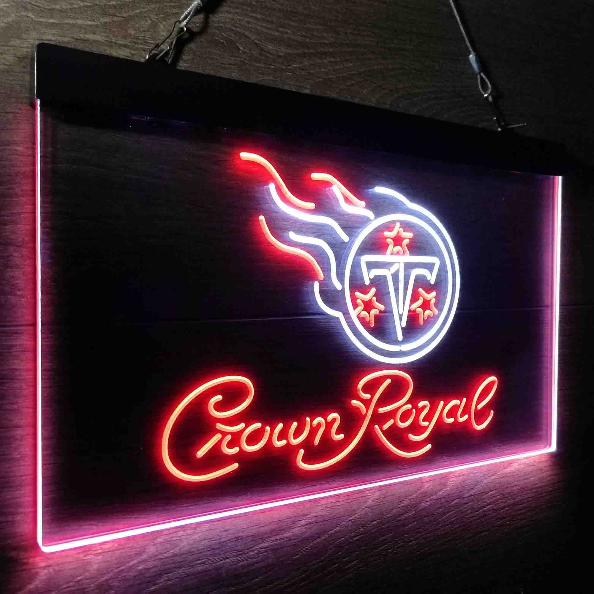 Tennessee Titans Crown Royal Neon-Like LED Sign - ProLedSign