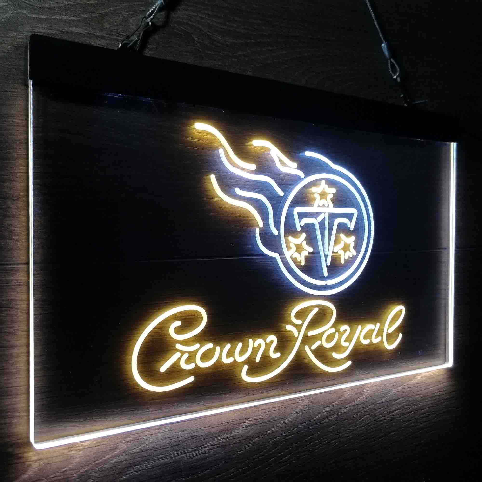 Tennessee Titans Crown Royal Neon-Like LED Sign - ProLedSign