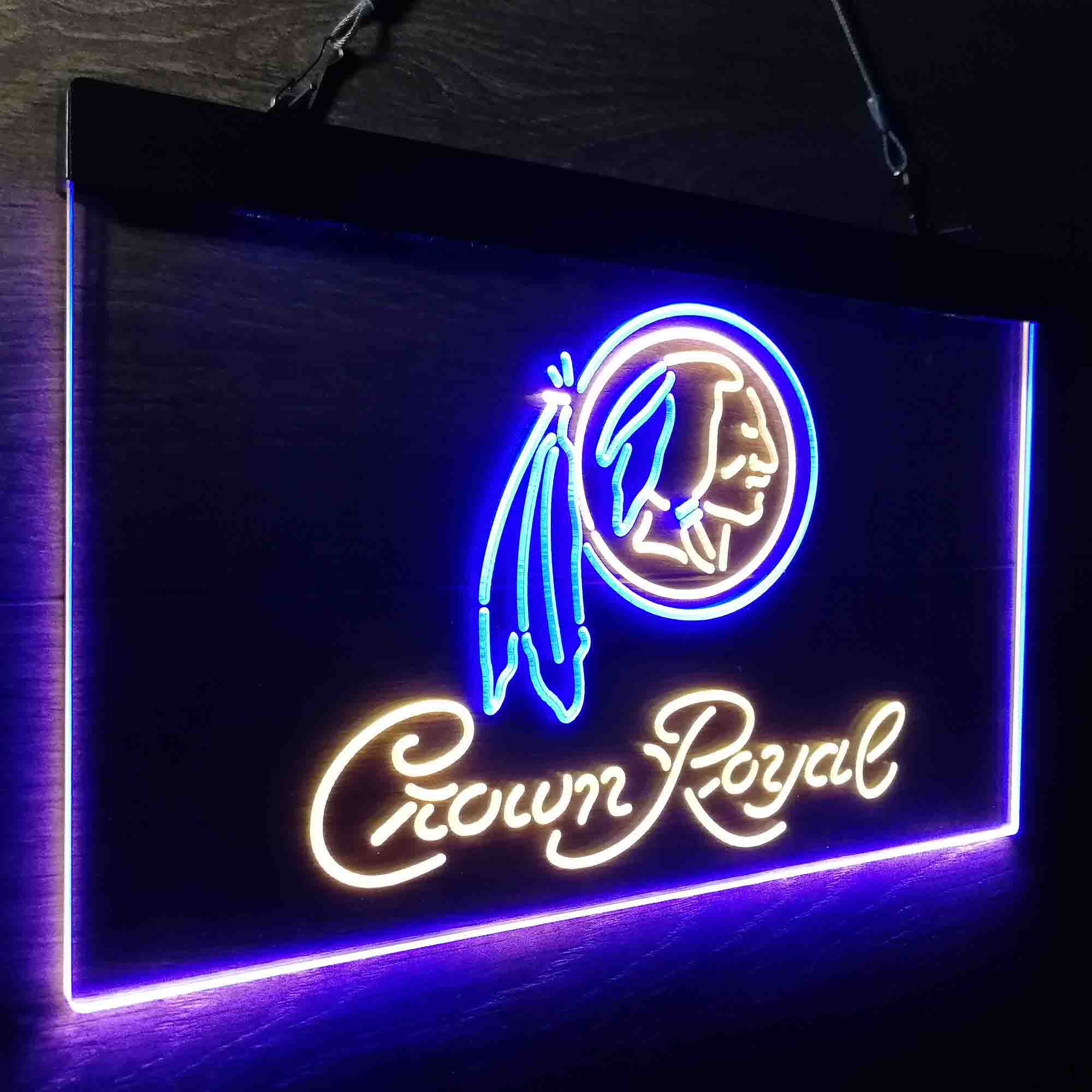 Crown Royal Bar Washington Est. 1932 Neon-Like LED Sign - ProLedSign