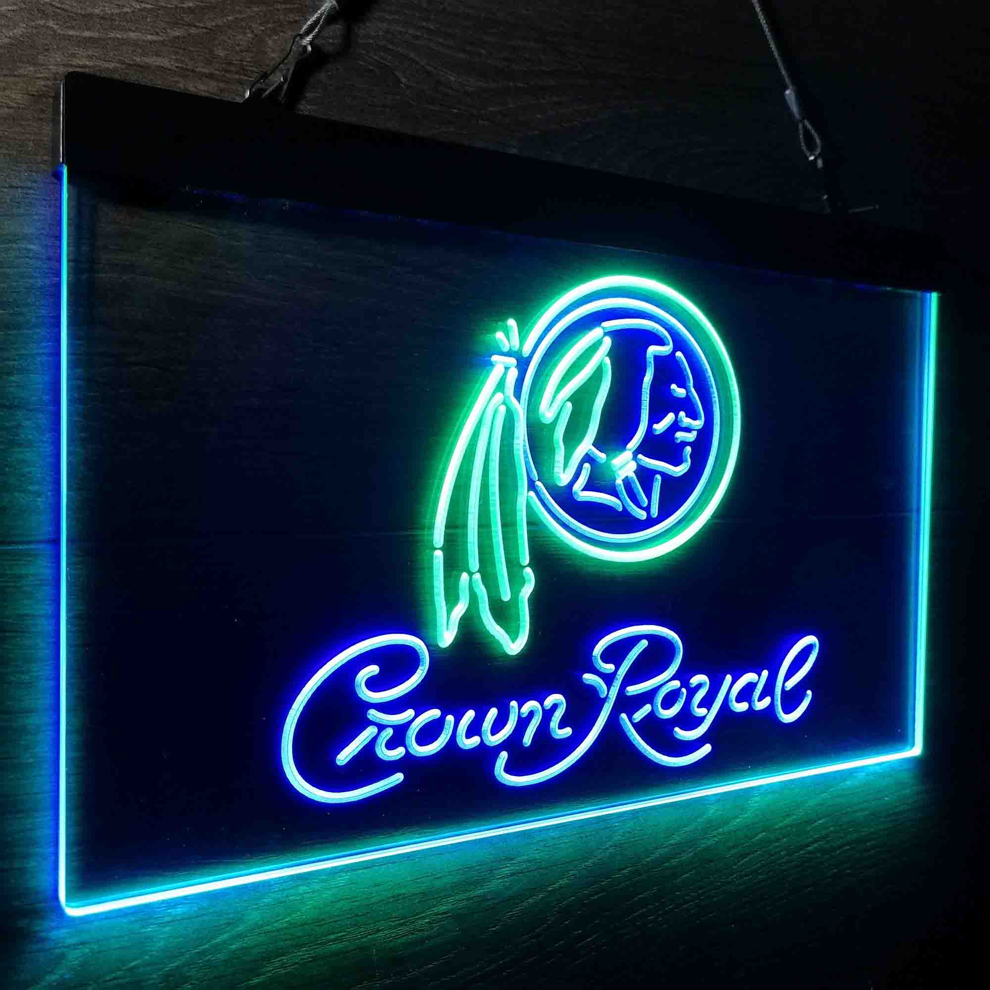 Crown Royal Bar Washington Est. 1932 Neon-Like LED Sign - ProLedSign