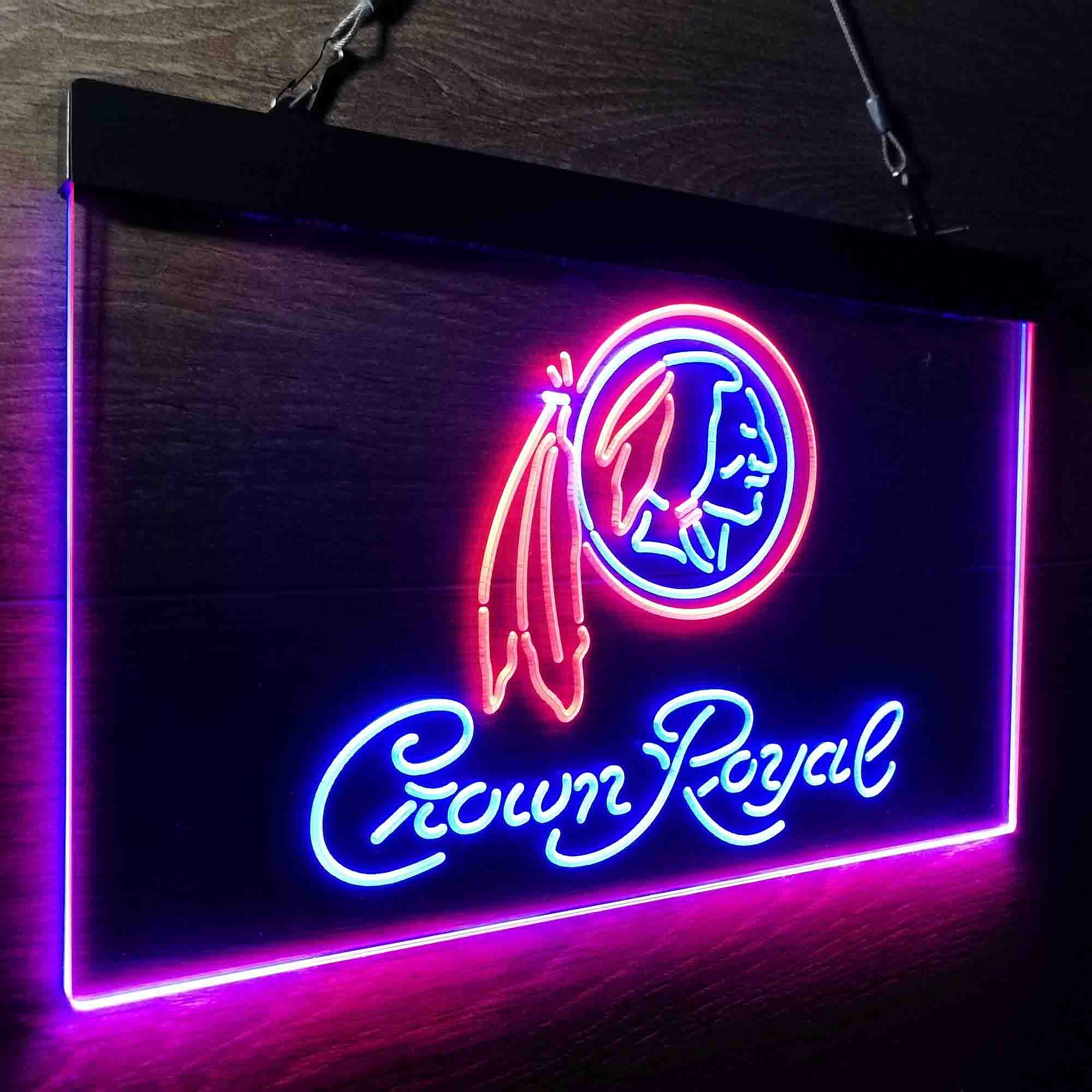 Crown Royal Bar Washington Est. 1932 Neon-Like LED Sign - ProLedSign