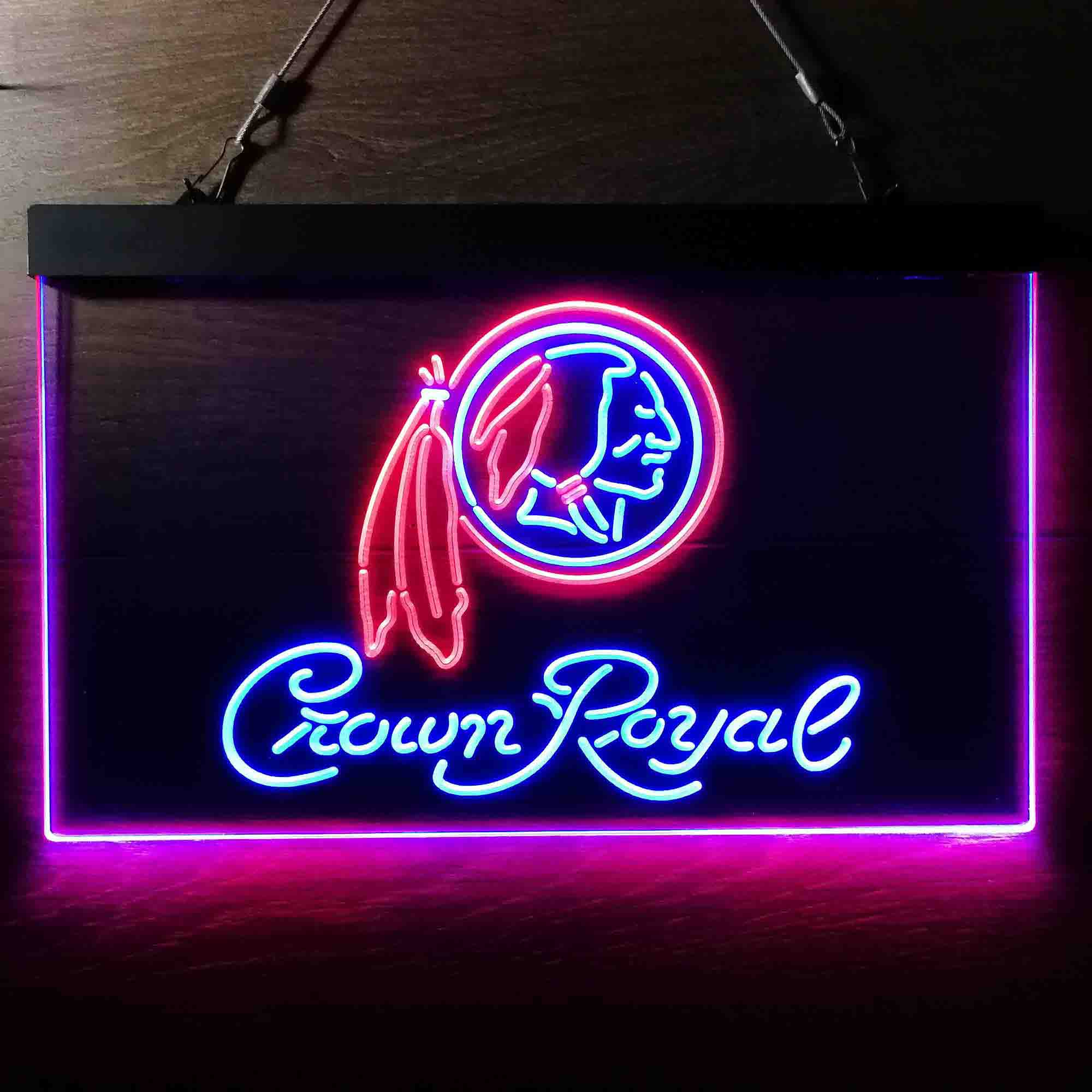 Crown Royal Bar Washington Est. 1932 Neon-Like LED Sign - ProLedSign