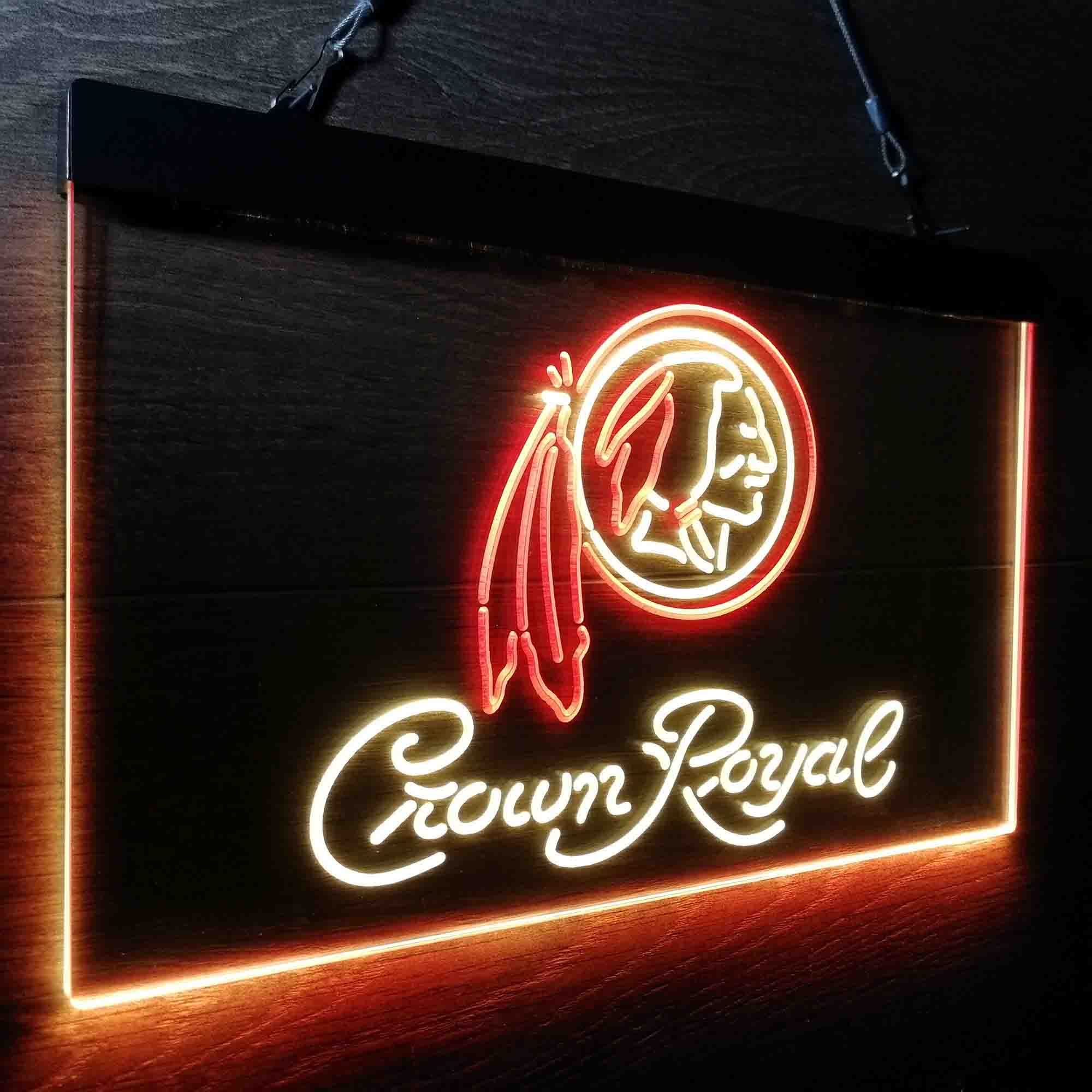 Crown Royal Bar Washington Est. 1932 Neon-Like LED Sign - ProLedSign