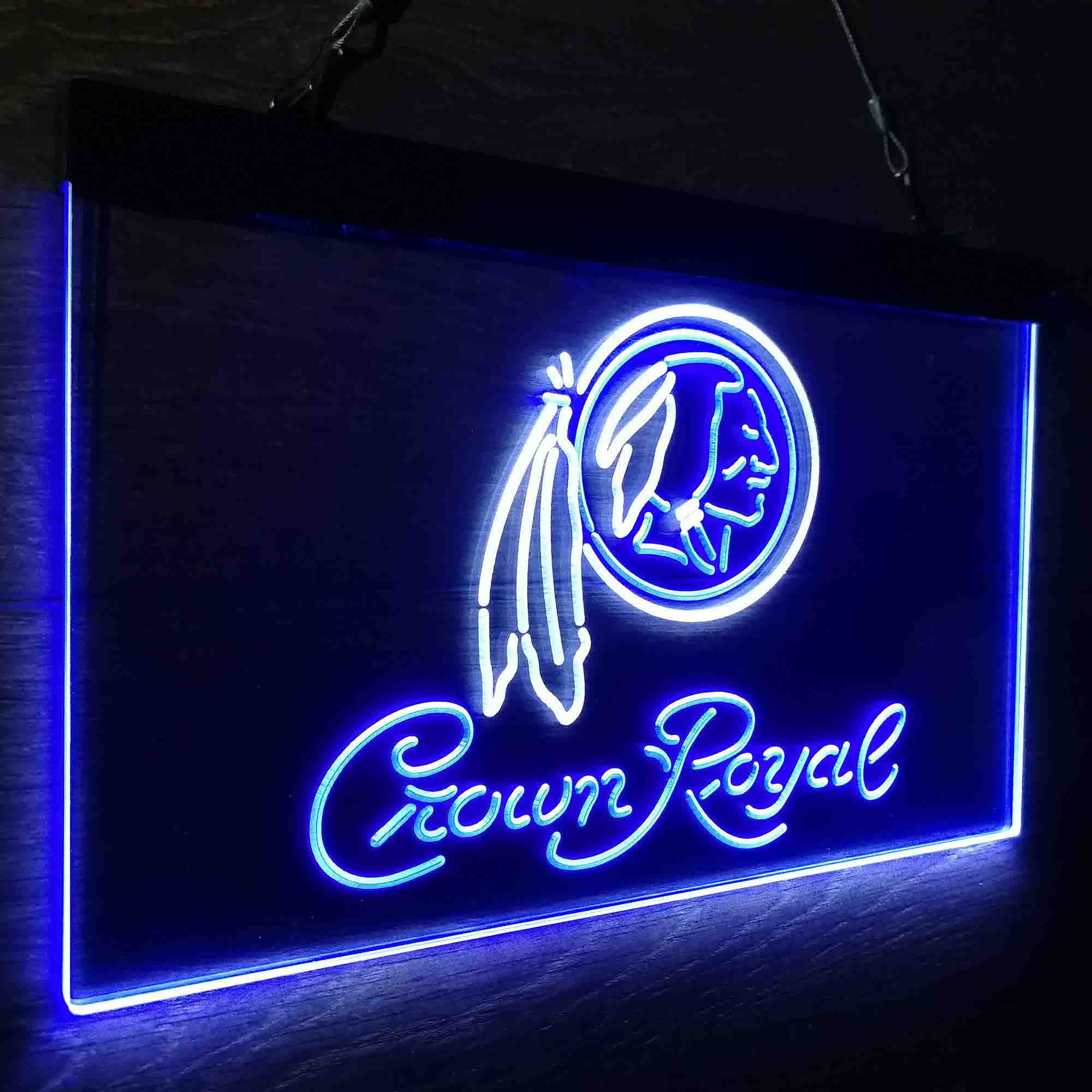 Crown Royal Bar Washington Est. 1932 Neon-Like LED Sign - ProLedSign