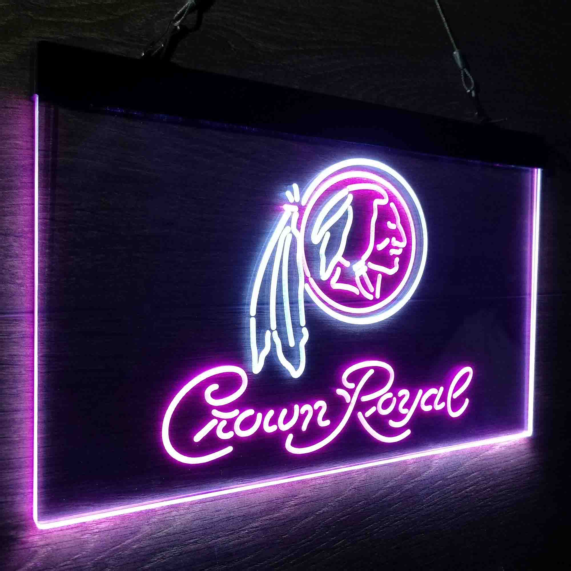 Crown Royal Bar Washington Est. 1932 Neon-Like LED Sign - ProLedSign