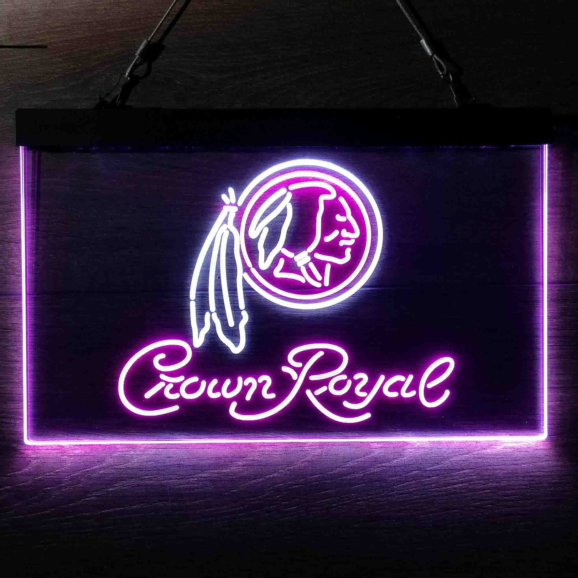 Crown Royal Bar Washington Est. 1932 Neon-Like LED Sign - ProLedSign